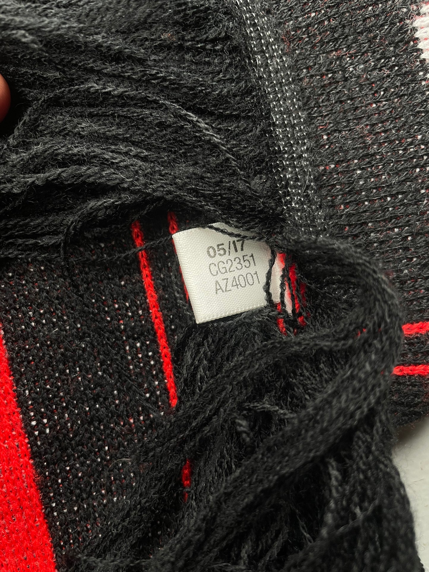 adidas X Gosha Rubchinskiy A/W 2017 "Football" scarf (black)