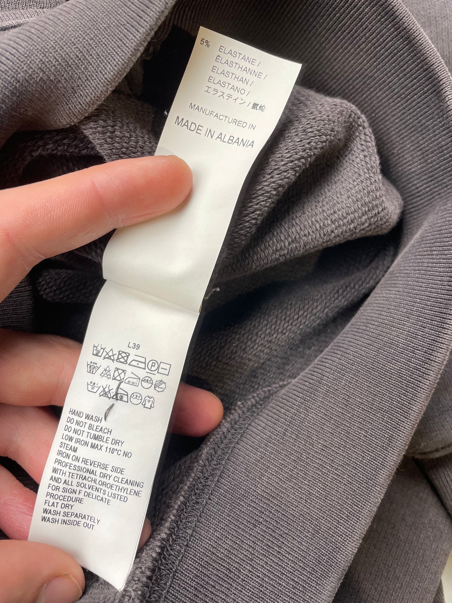 YEEZY Season 5 Ink hoodie - size XS