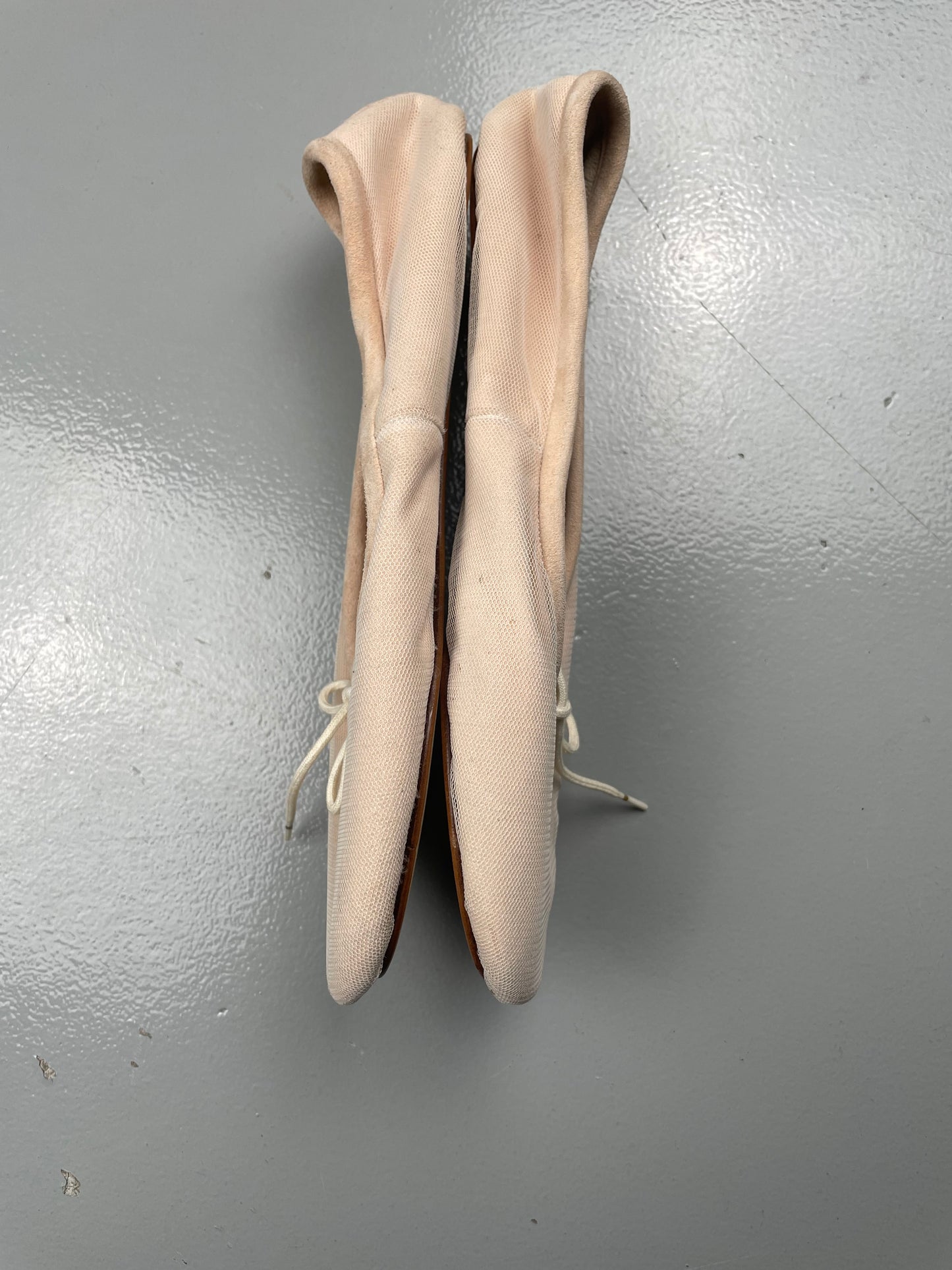 vintage Yohji Yamamoto leather and mesh ballerina - size 39