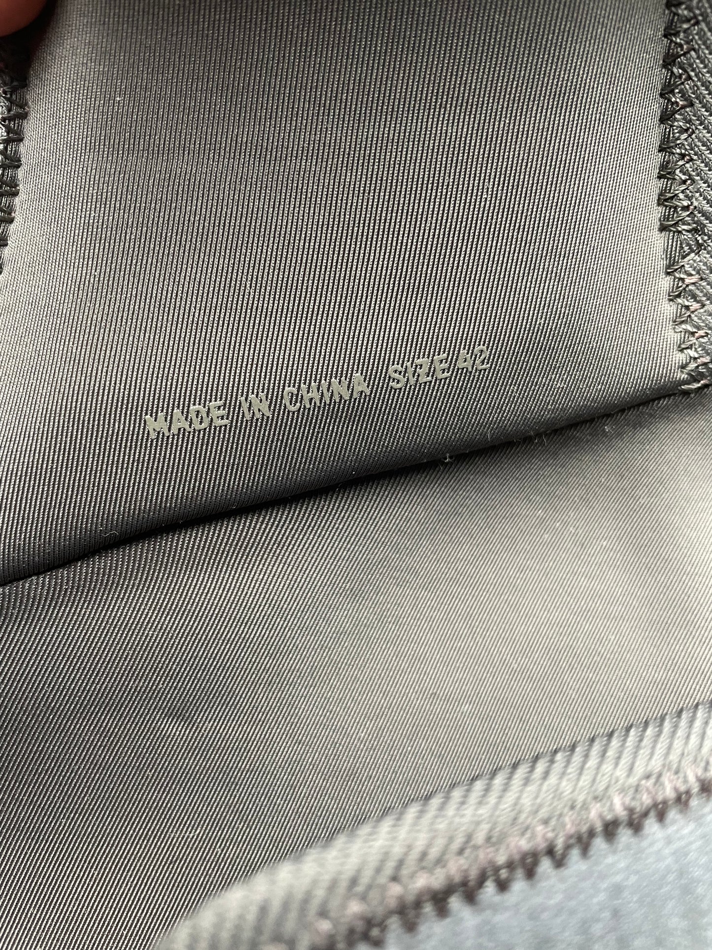 YEEZY Season 6 Graphite Nylon Slipper - size 42