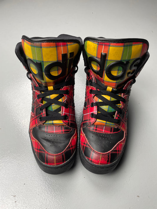 adidas Originals by Jeremy Scott S/S 2013 JS Instinct Hi "Plaid" - size 43 1/3