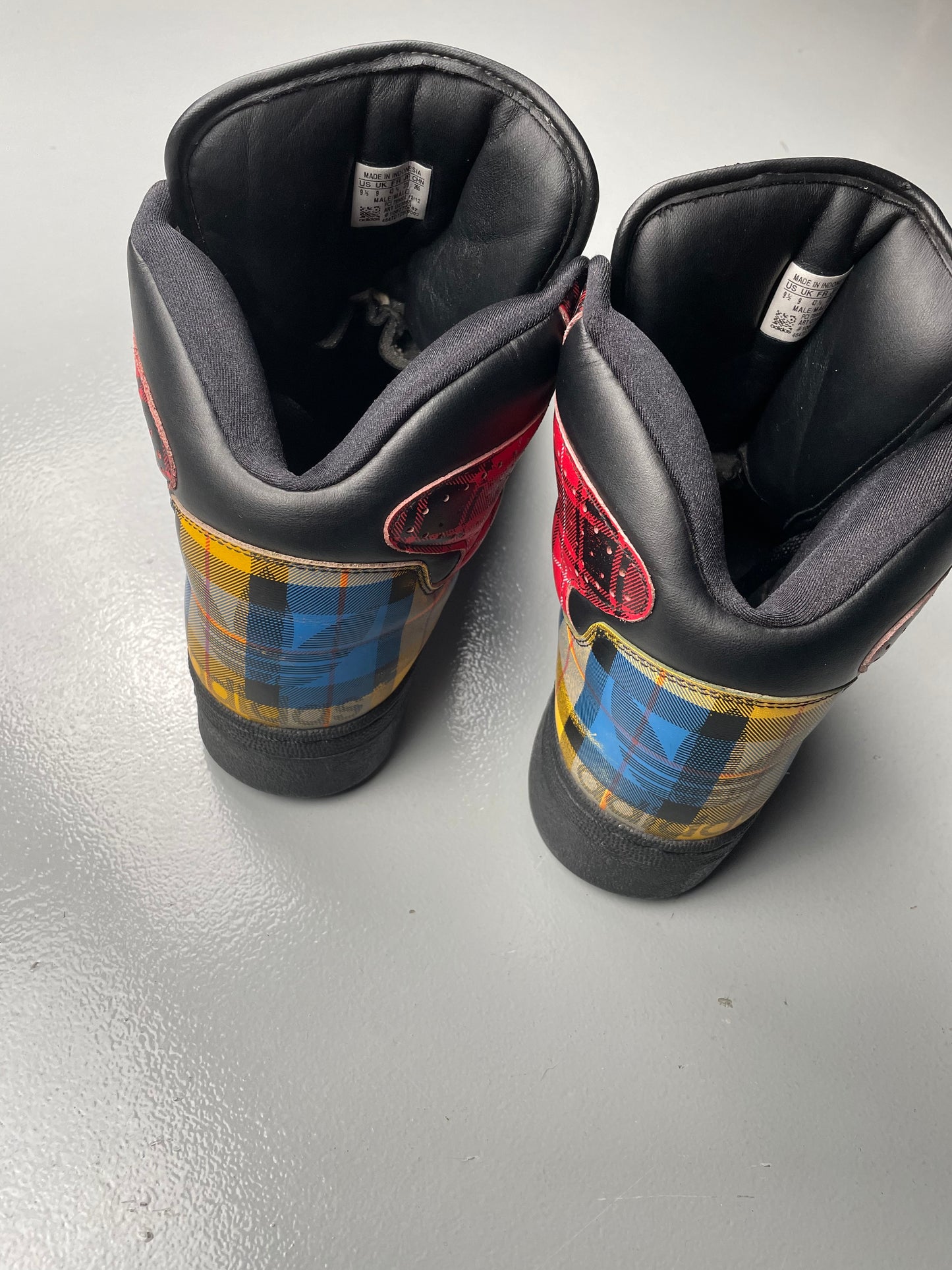 adidas Originals by Jeremy Scott S/S 2013 JS Instinct Hi "Plaid" - size 43 1/3