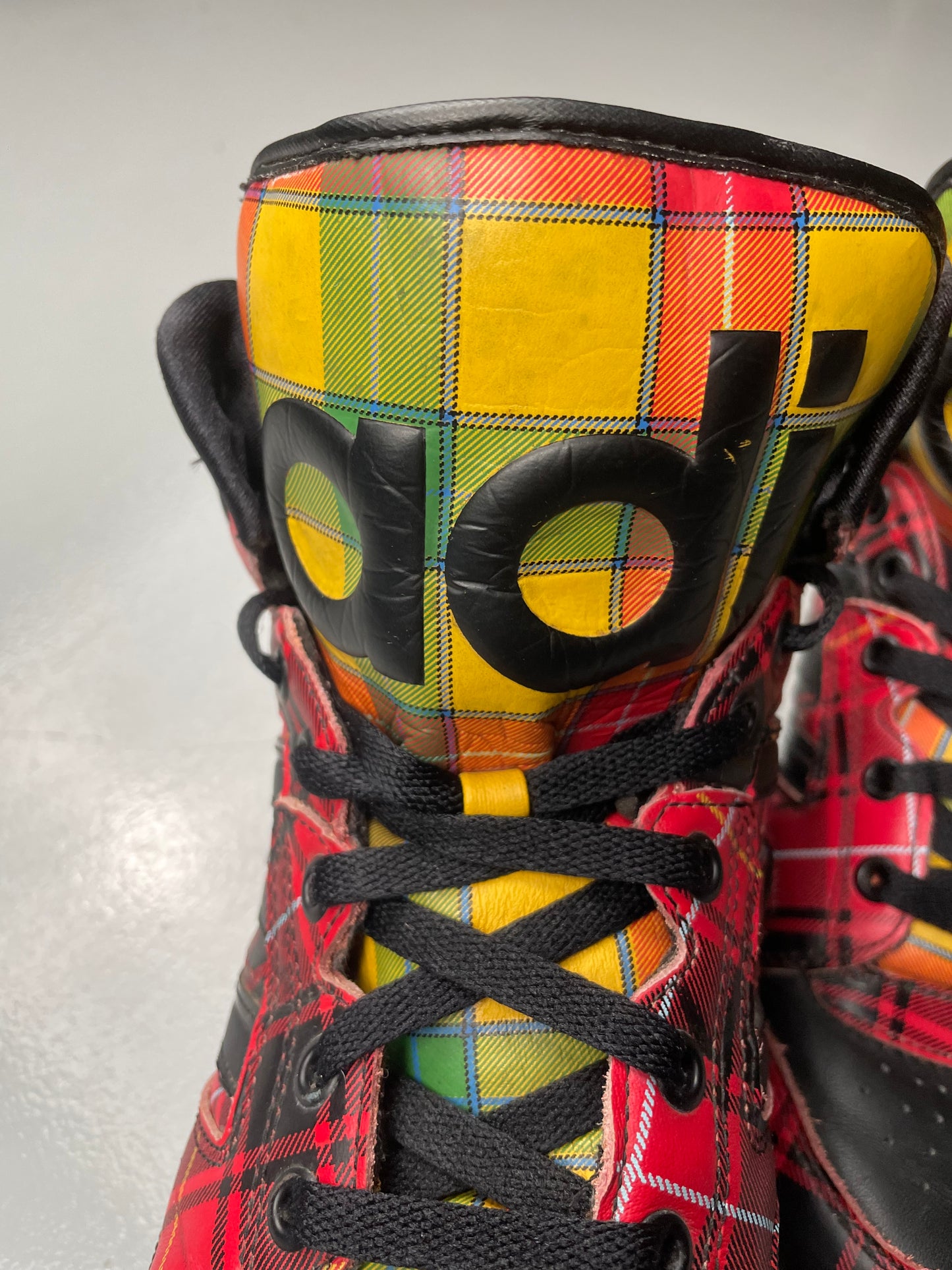 adidas Originals by Jeremy Scott S/S 2013 JS Instinct Hi "Plaid" - size 43 1/3
