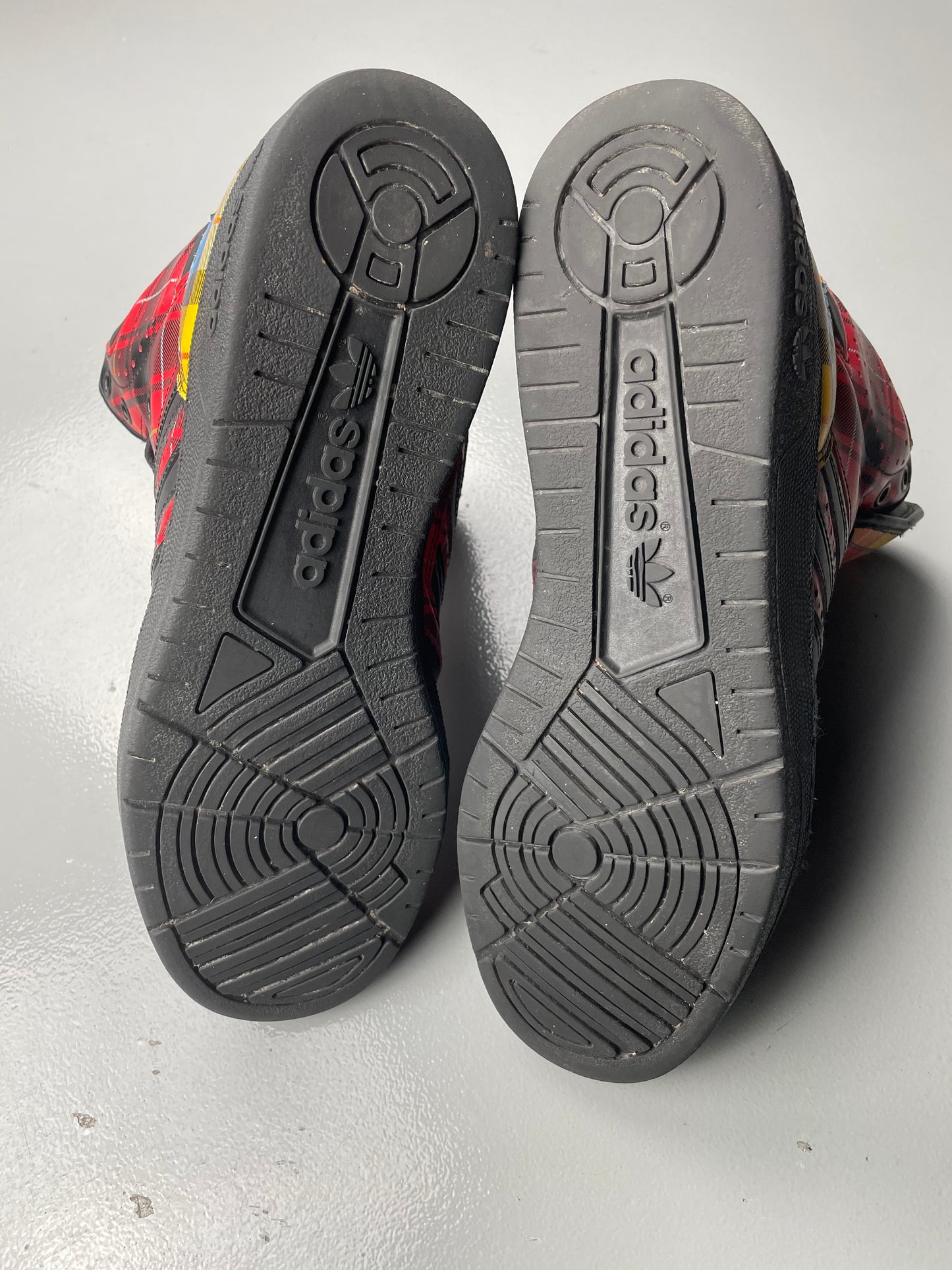 adidas Originals by Jeremy Scott S/S 2013 JS Instinct Hi "Plaid" - size 44 2/3