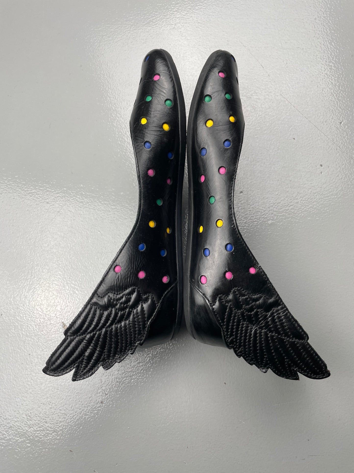 adidas Originals by Jeremy Scott S/S 2011 JS Wings Ballerina Polka Dot - size 38 2/3