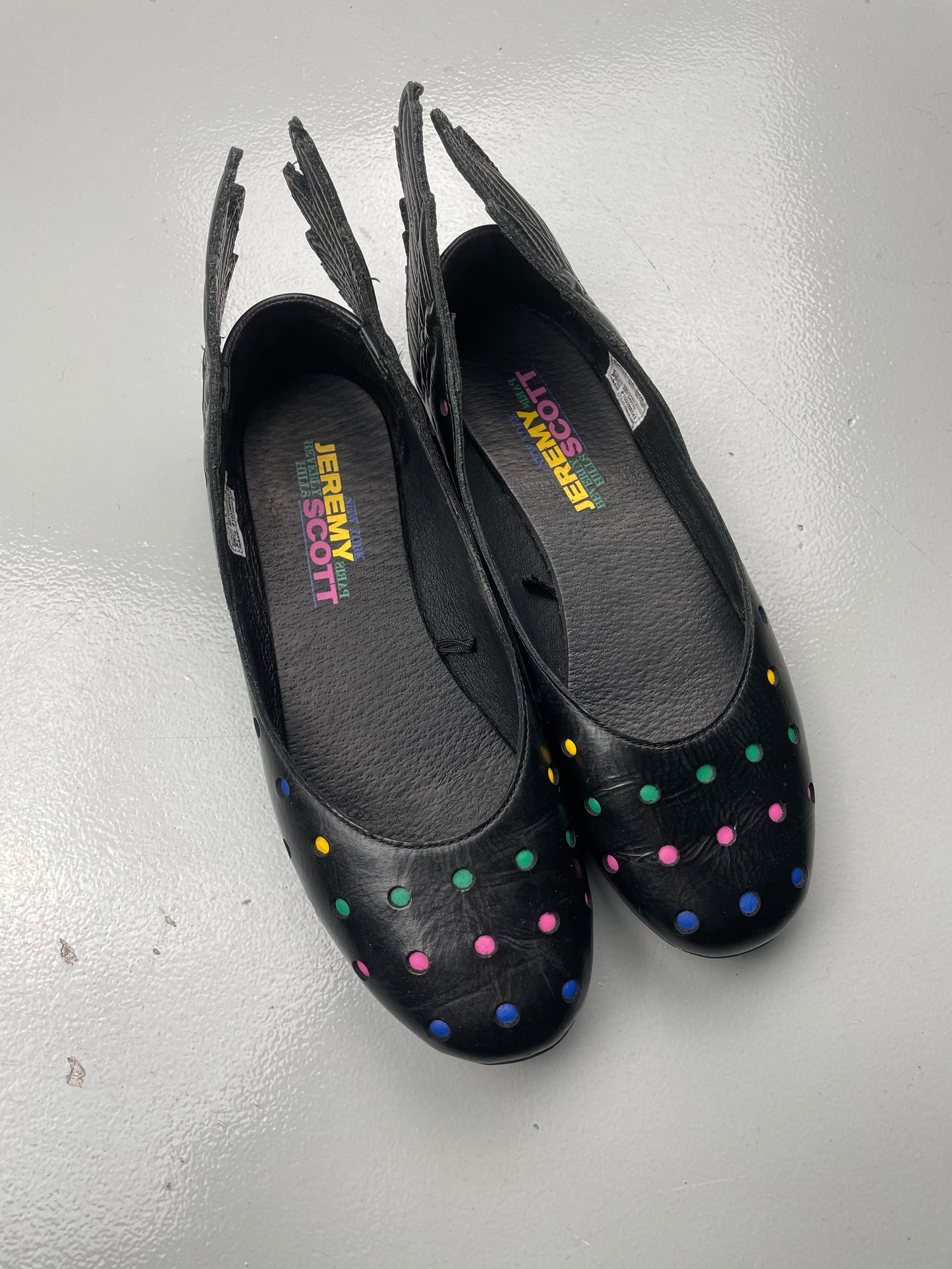 adidas Originals by Jeremy Scott S/S 2011 JS Wings Ballerina Polka Dot - size 38 2/3