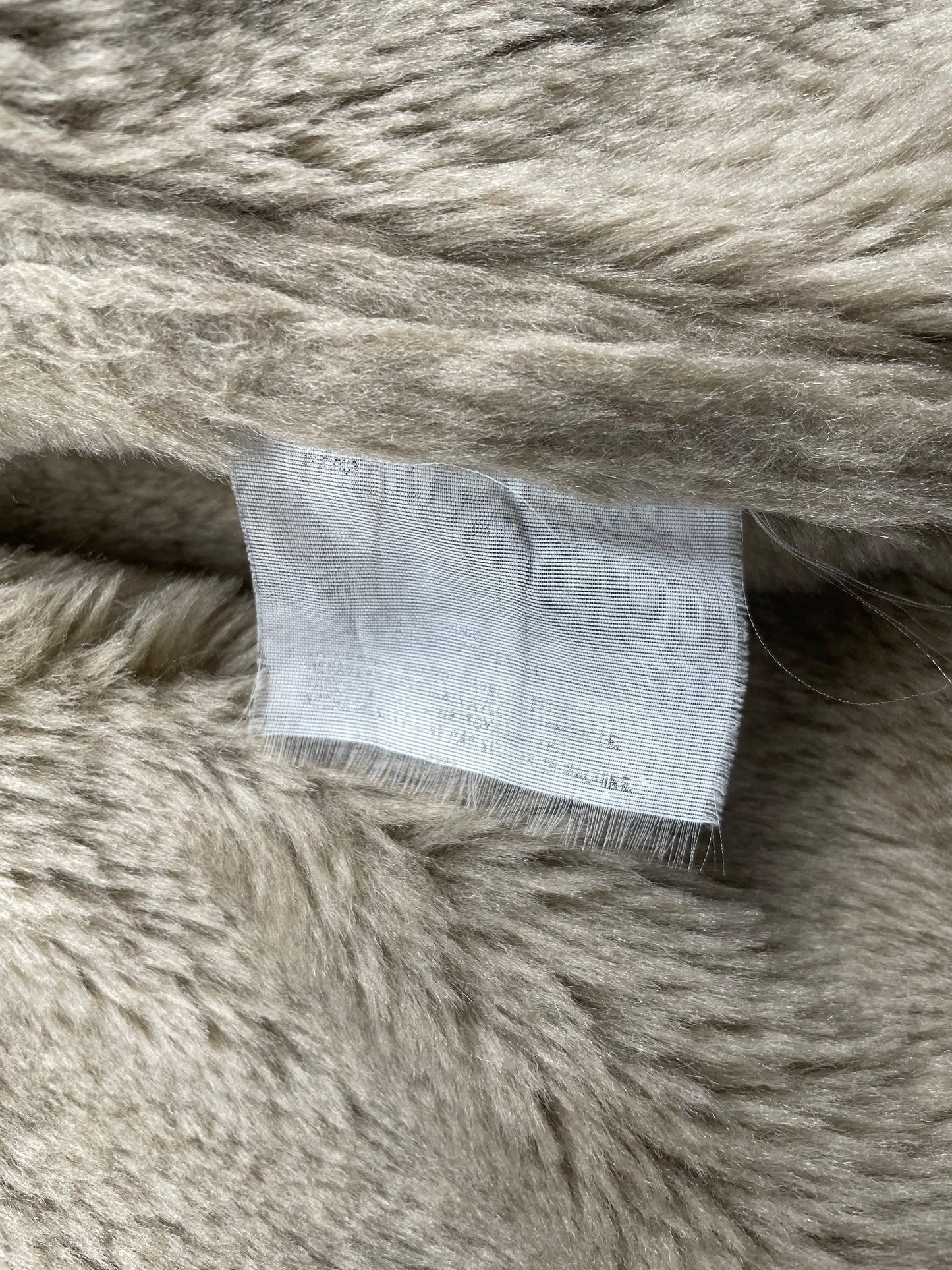 Gosha Rubchinskiy A/W 2016 faux leather shearling jacket (brown) - size L