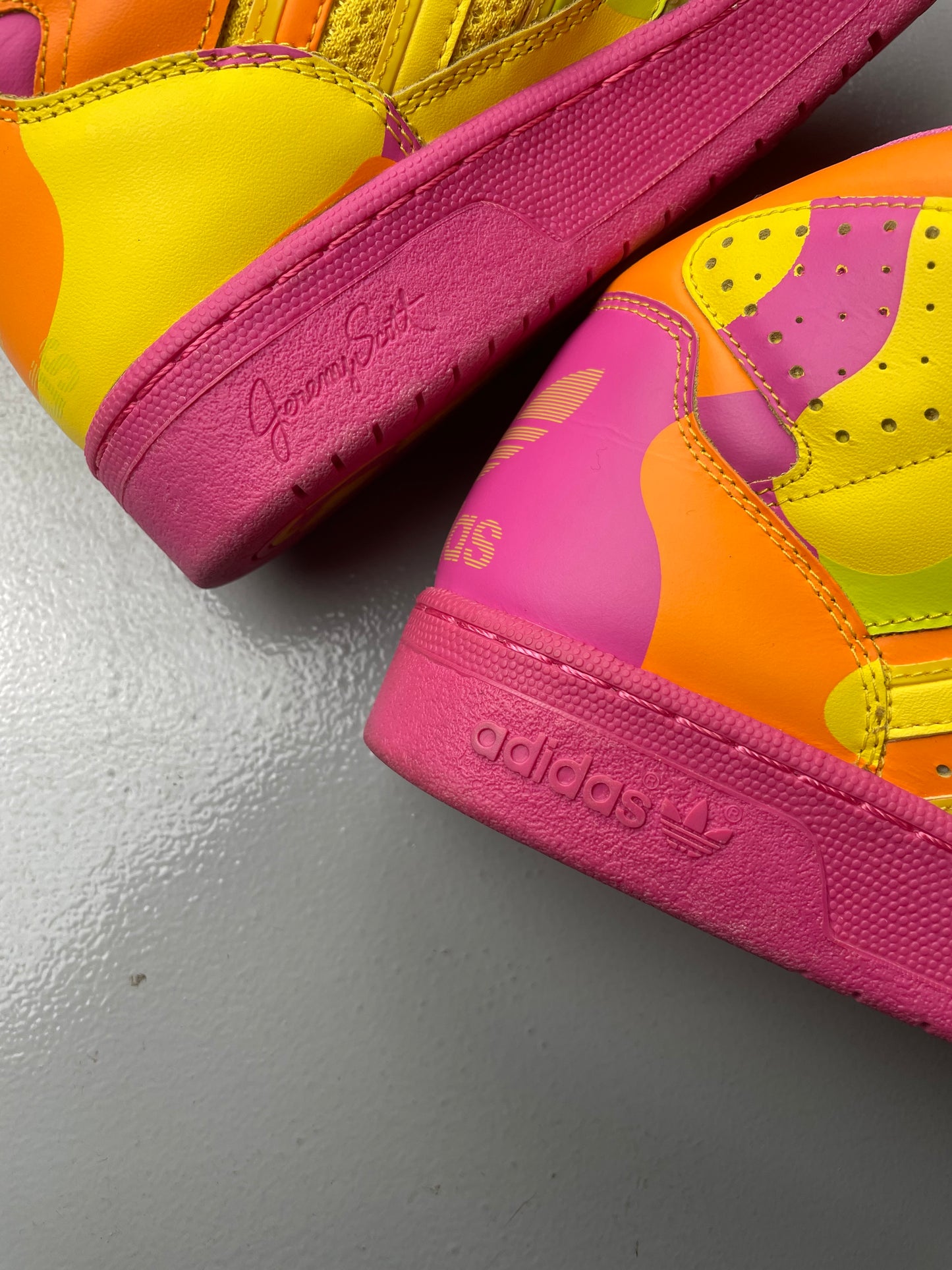 adidas Originals by Jeremy Scott A/W 2013 JS Instinct Hi Neon Camo - size 38