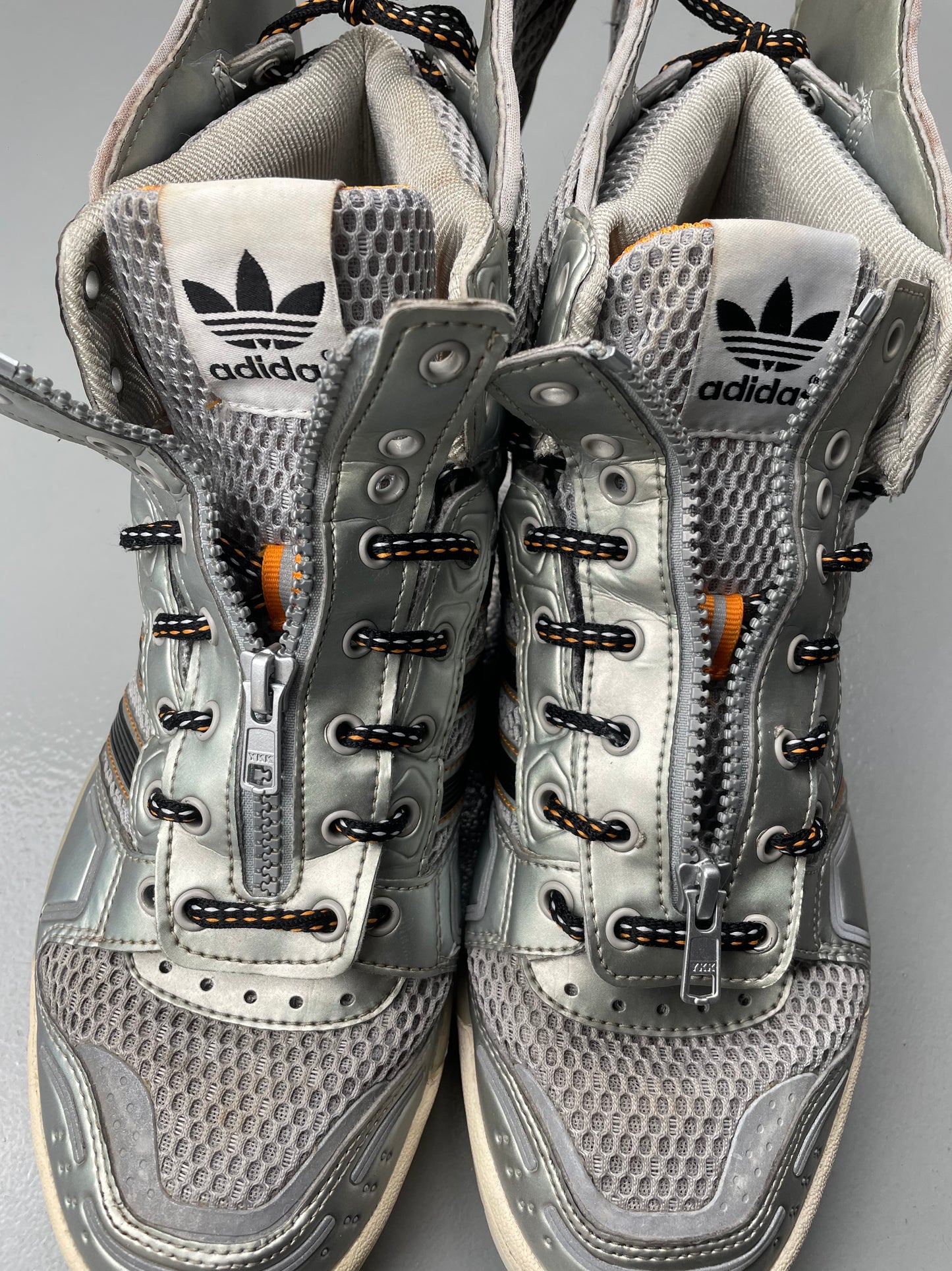 adidas Originals by Jeremy Scott A/W 2012 JS Wings 2.0 (Metallic Silver) - size 44