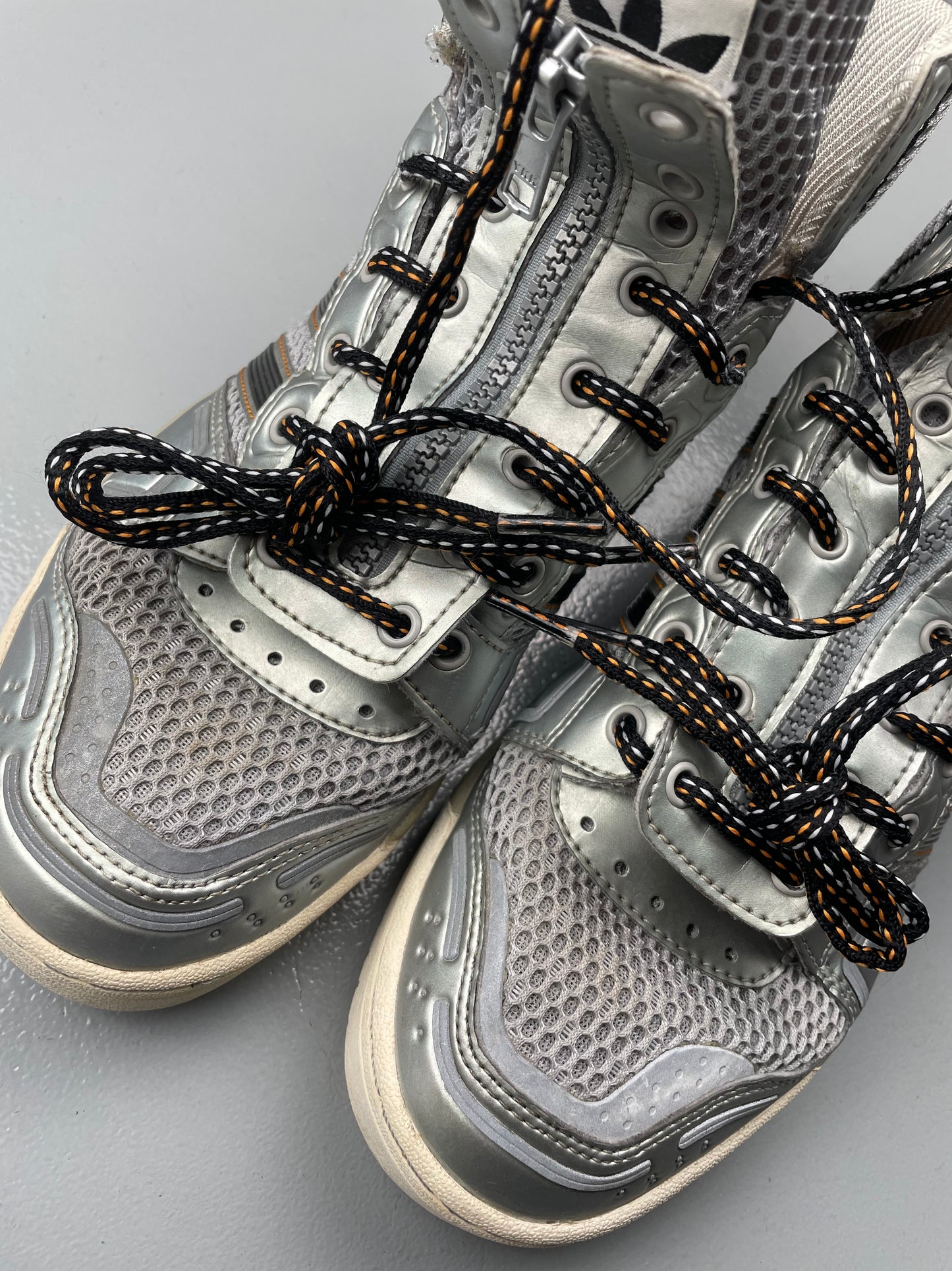 adidas Originals by Jeremy Scott A/W 2012 JS Wings 2.0 (Metallic Silver) - size 44