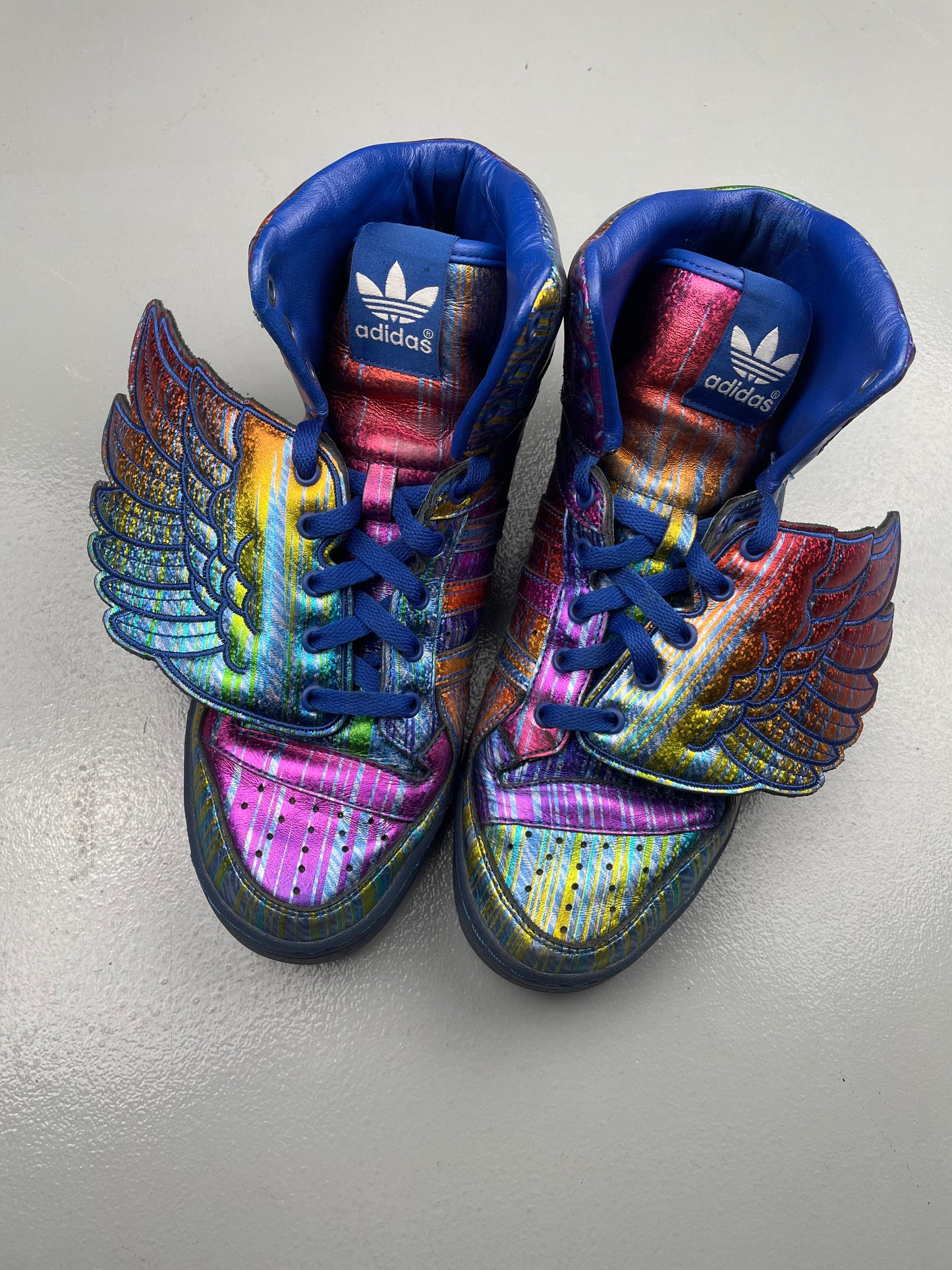 (sample) adidas Originals by Jeremy Scott S/S 2013 JS Wings "Hologram" - size 42 2/3