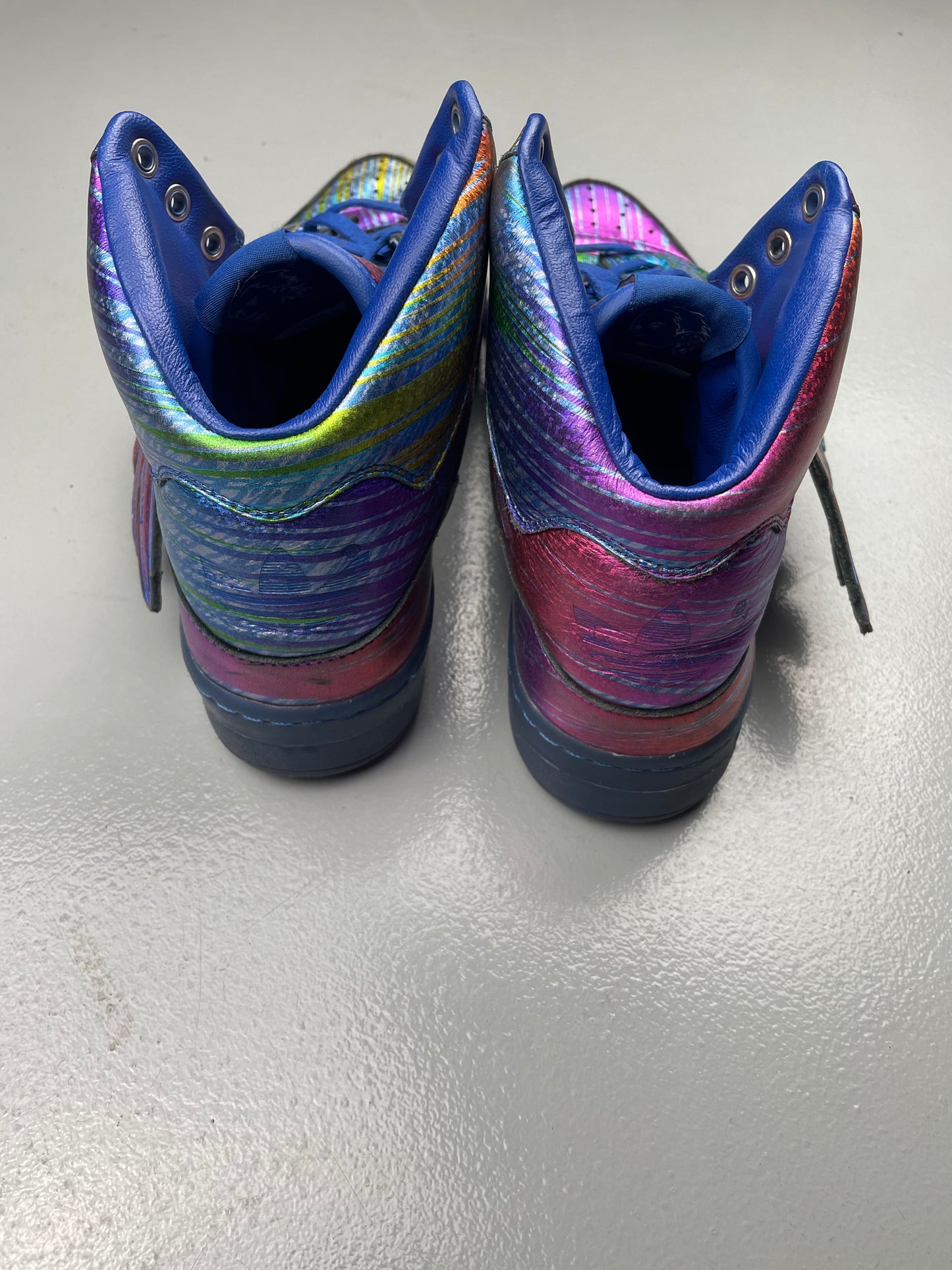 (sample) adidas Originals by Jeremy Scott S/S 2013 JS Wings "Hologram" - size 42 2/3