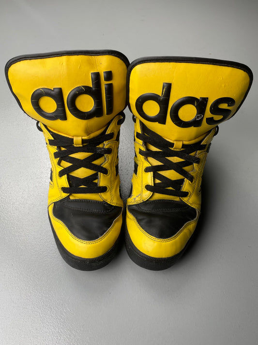adidas Originals by Jeremy Scott S/S 2012 JS Instinct Hi (black/yellow) - size 43 1/3