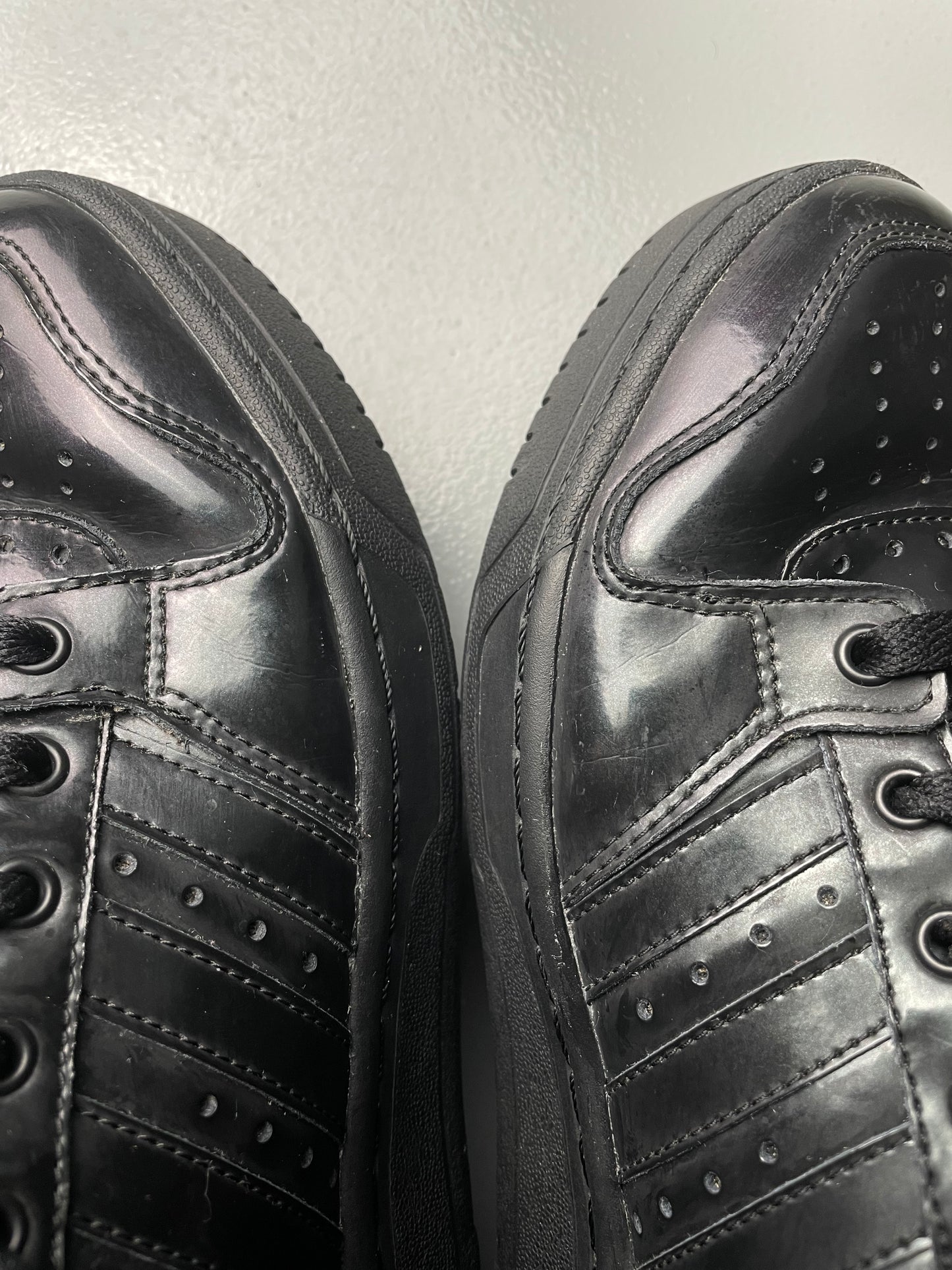 adidas Originals by Jeremy Scott S/S 2013 JS Wings 2.0 "Patent Black" - size 41 1/3