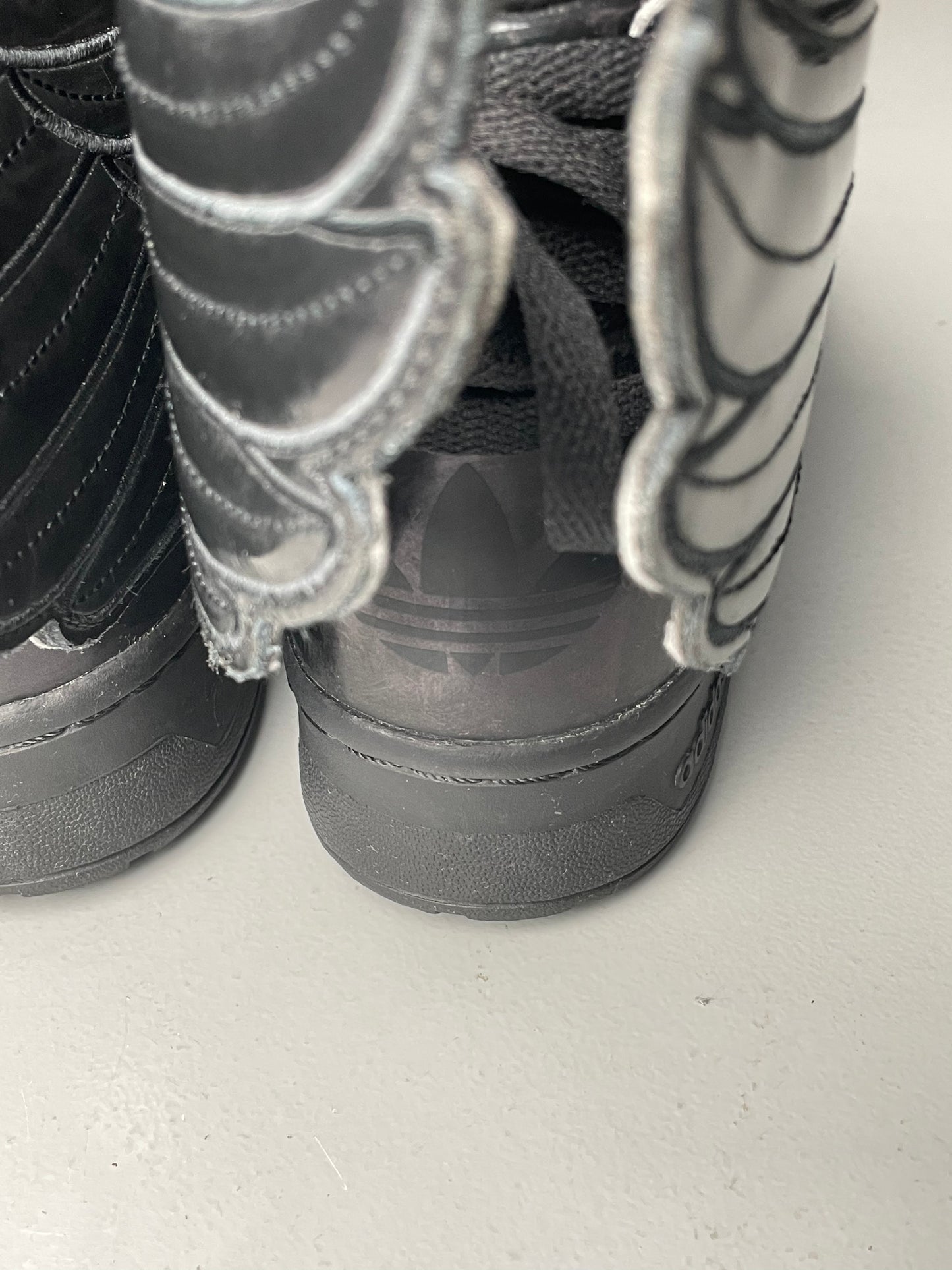 adidas Originals by Jeremy Scott S/S 2013 JS Wings 2.0 "Patent Black" - size 41 1/3