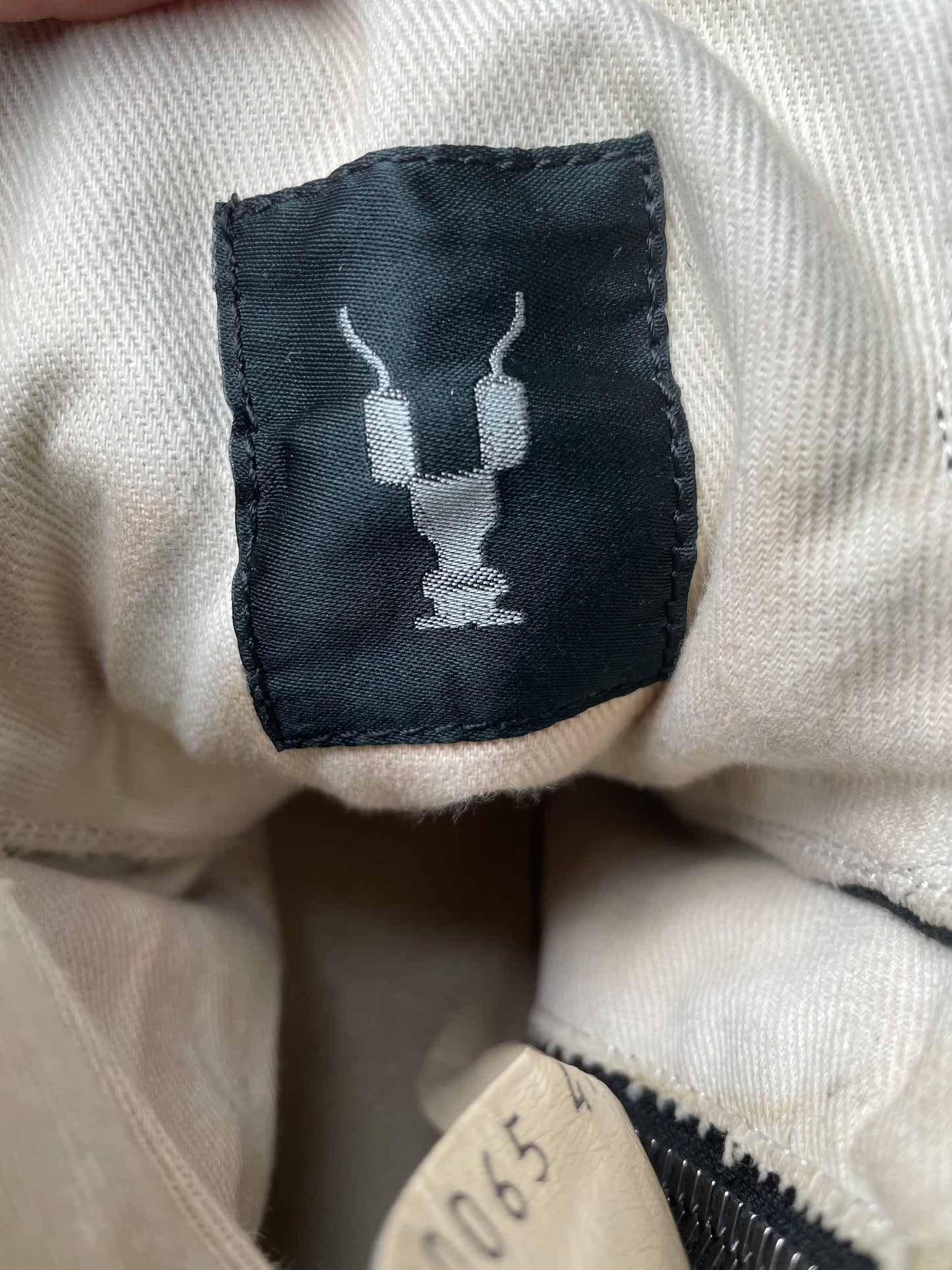 Rick Owens DRKSHDW canvas "Ramones" vegan sneakers - size 41