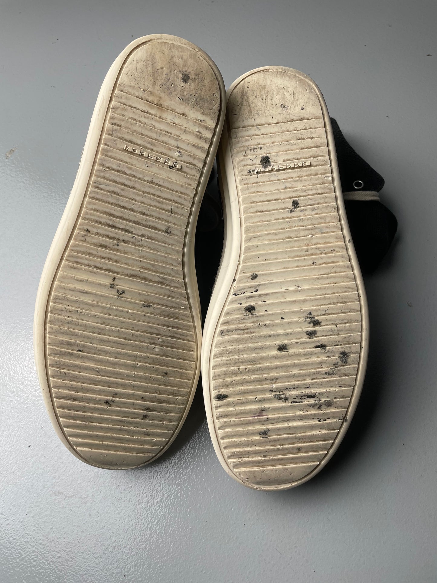 Rick Owens DRKSHDW canvas "Ramones" vegan sneakers - size 41