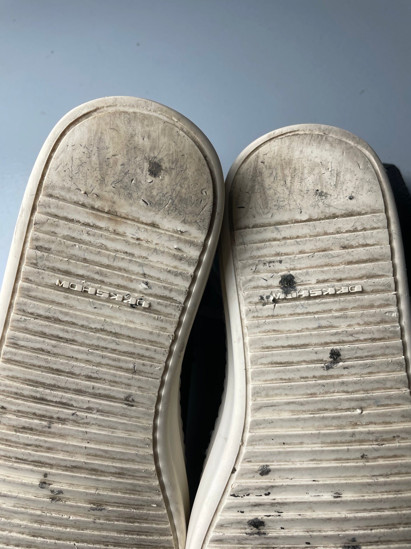 Rick Owens DRKSHDW canvas "Ramones" vegan sneakers - size 41