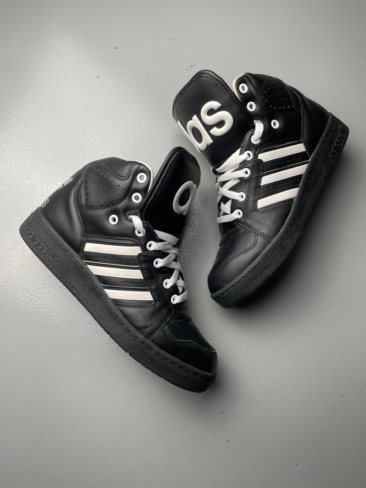 adidas Originals by Jeremy Scott A/W 2012 JS Instinct Hi (Black) - size 43 1/3