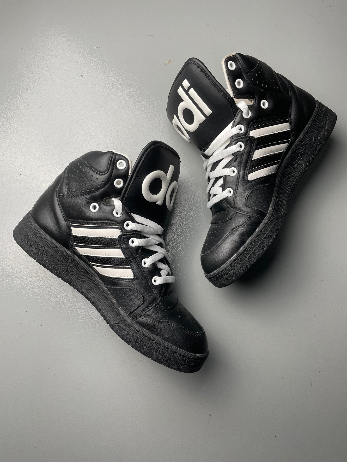 adidas Originals by Jeremy Scott A/W 2012 JS Instinct Hi (Black) - size 43 1/3