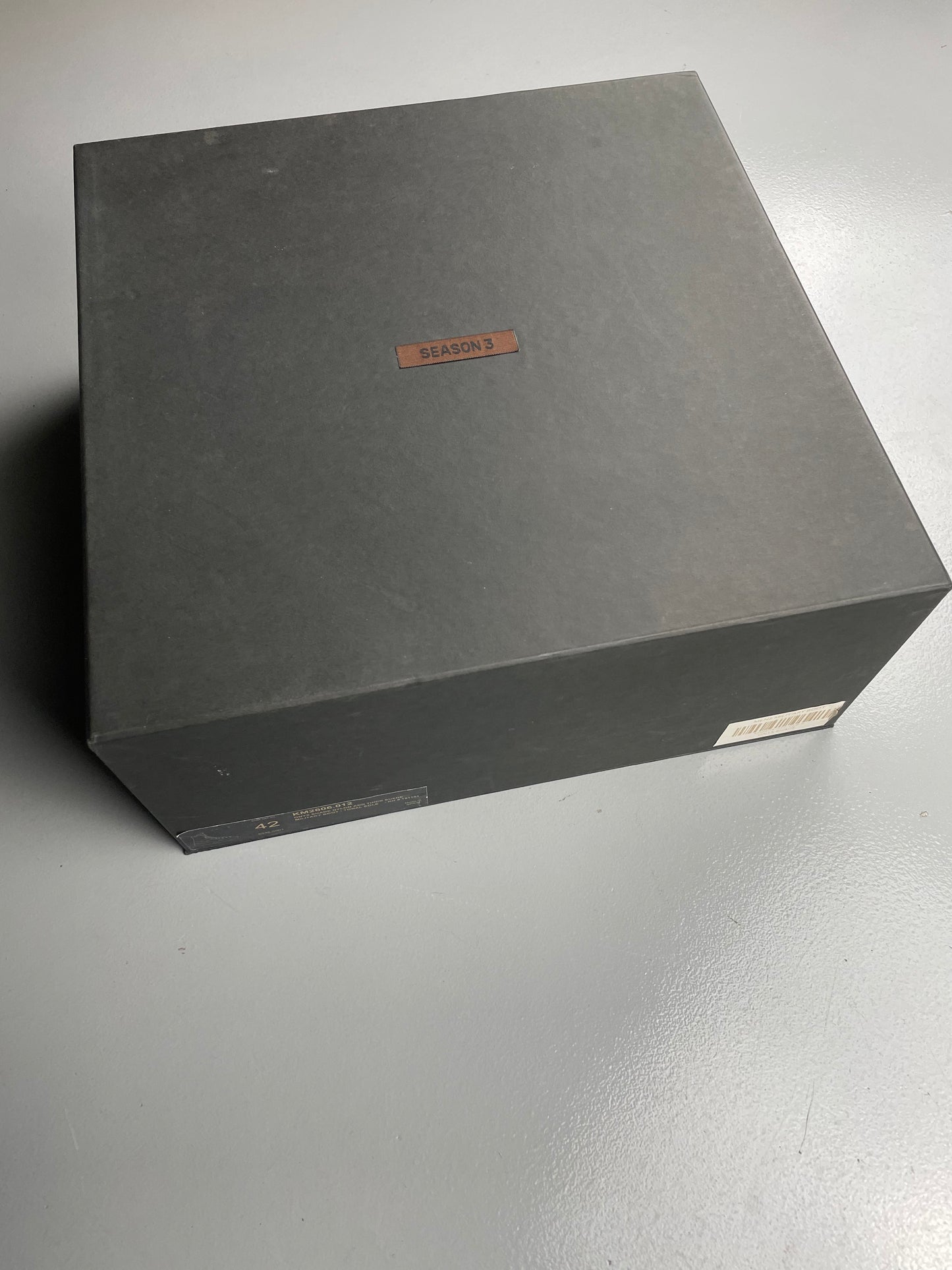 YEEZY Season 3 Onyx Shade Nylon and Thick Suede Military Boots - size 42