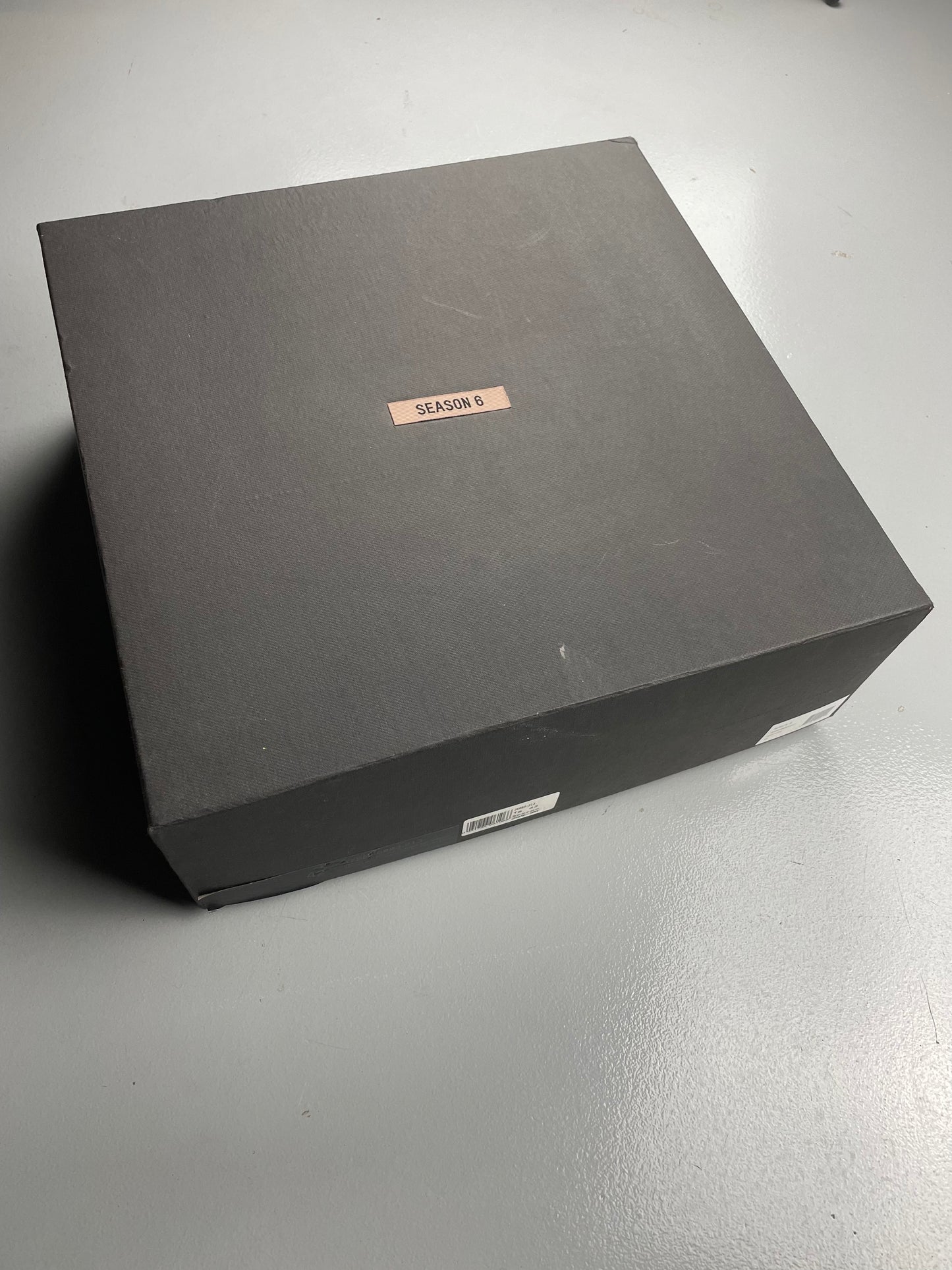 YEEZY Season 6 Graphite Thick Suede, Mesh and Nubuck Desert Boots - size 42