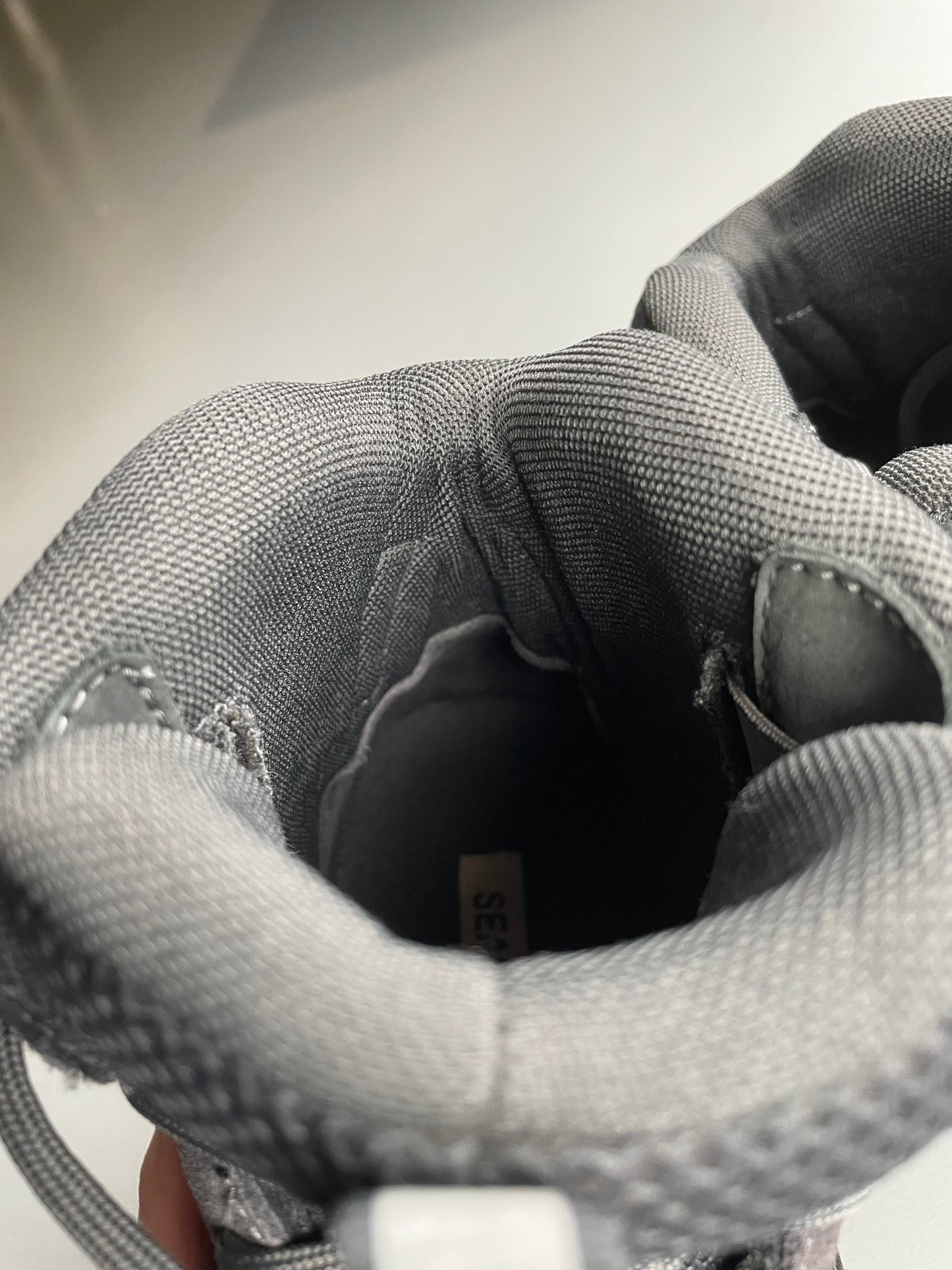 YEEZY Season 6 Graphite Thick Suede, Mesh and Nubuck Desert Boots - size 42