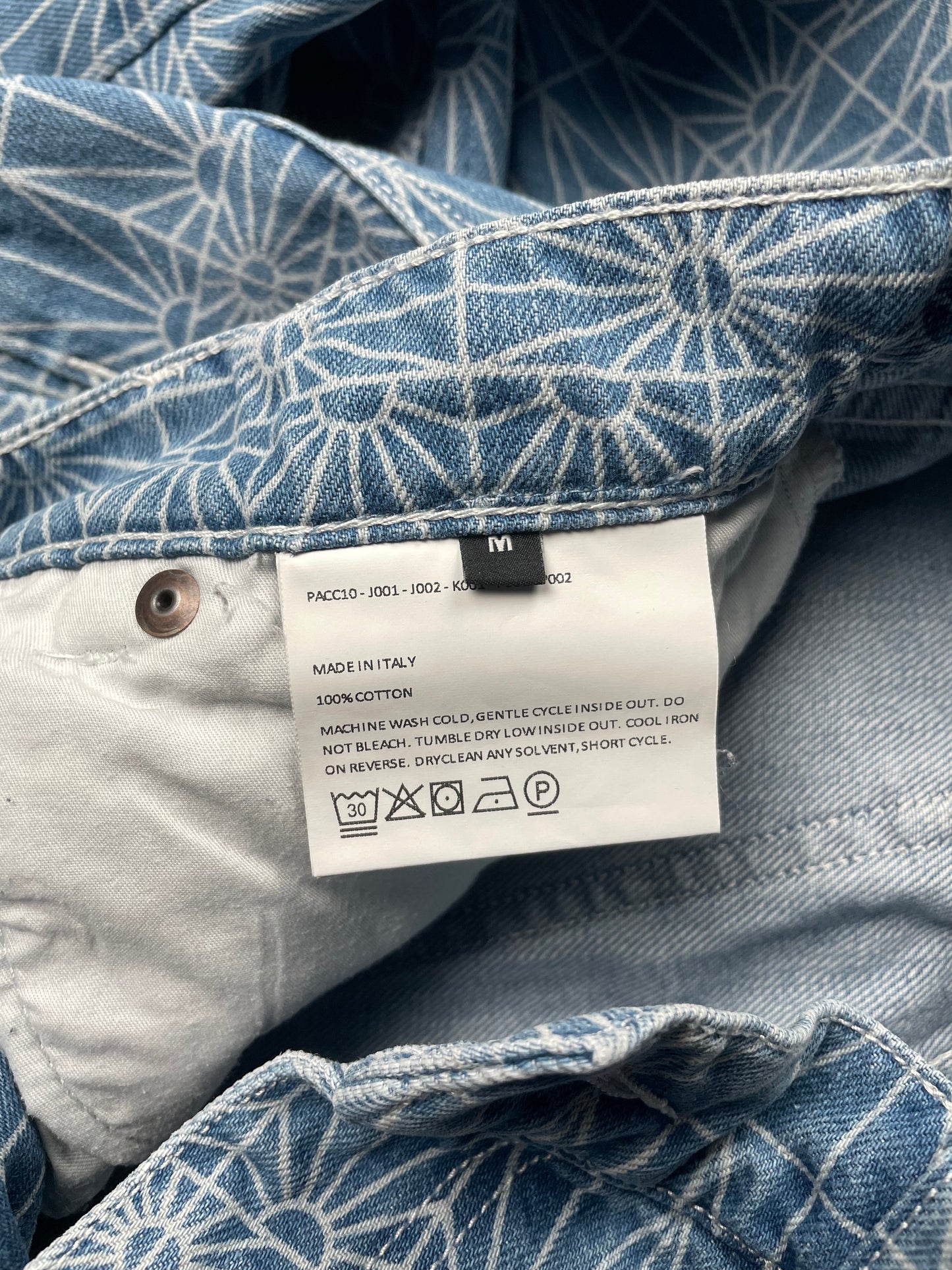 PACCBET sunrise allover print jeans - size M