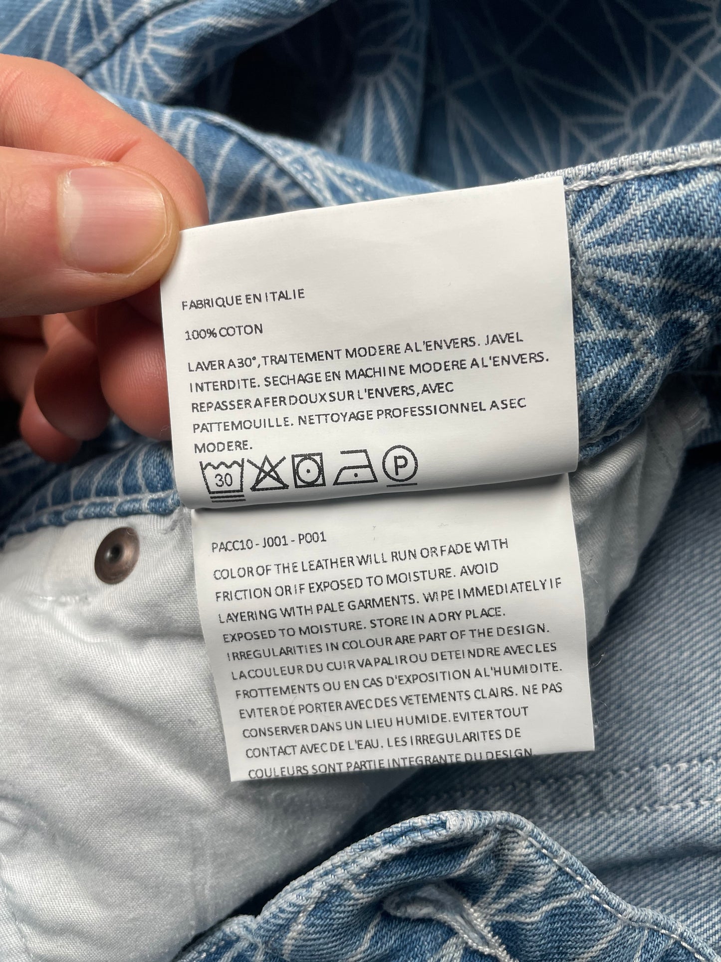 PACCBET sunrise allover print jeans - size M