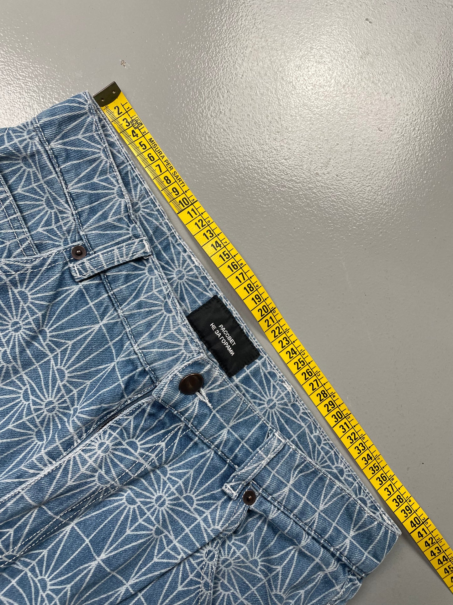 PACCBET sunrise allover print jeans - size M