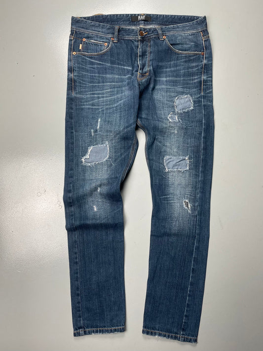 RAF by Raf Simons late 2000's ripped jeans - size 33