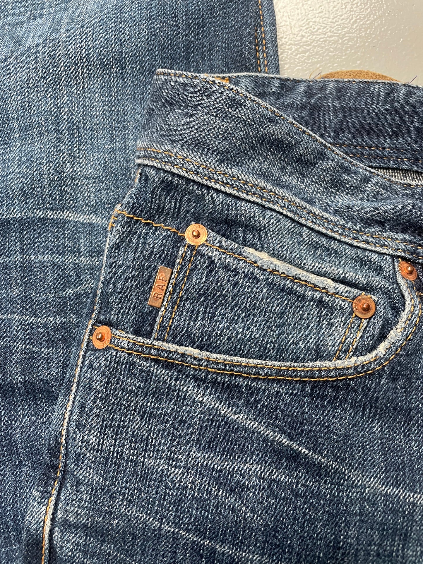 RAF by Raf Simons late 2000's ripped jeans - size 33