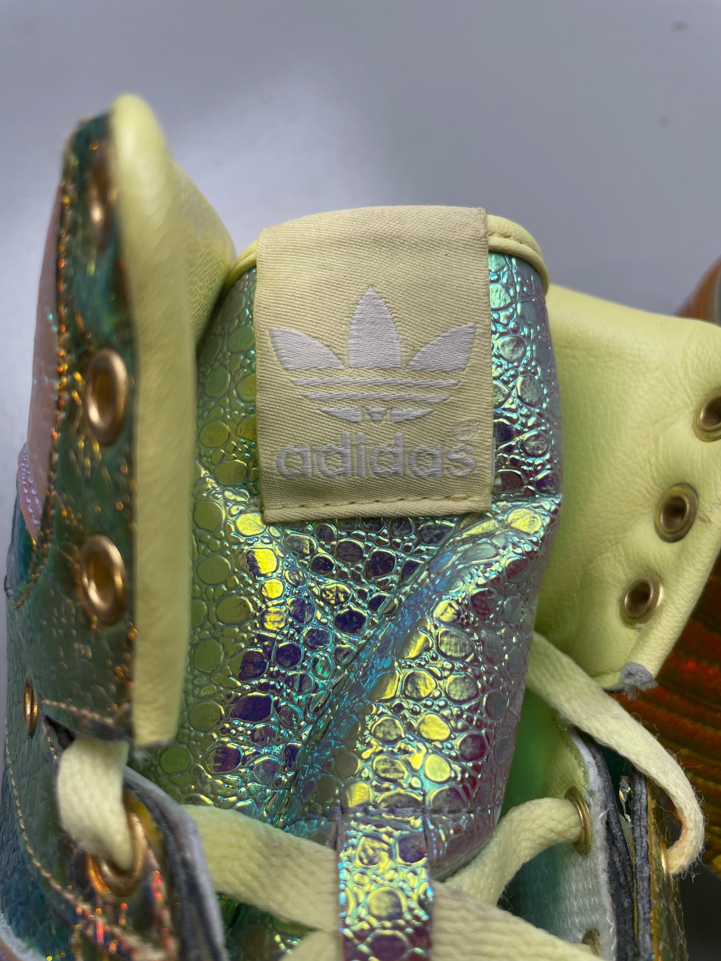 adidas Originals by Jeremy Scott S/S 2014 JS Wings "Gold Foil" - size 42 2/3