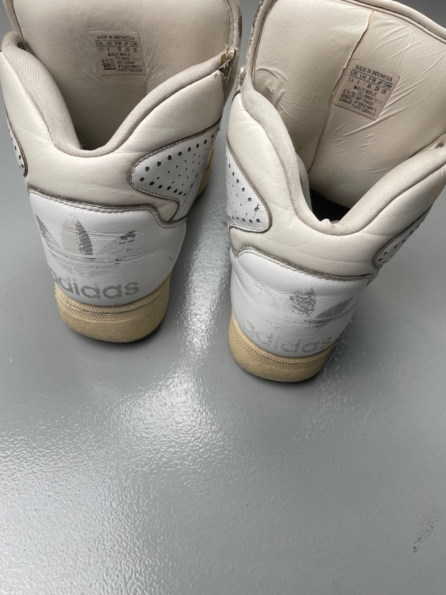 adidas Originals by Jeremy Scott S/S 2012 JS Instinct Hi (white) - size 38