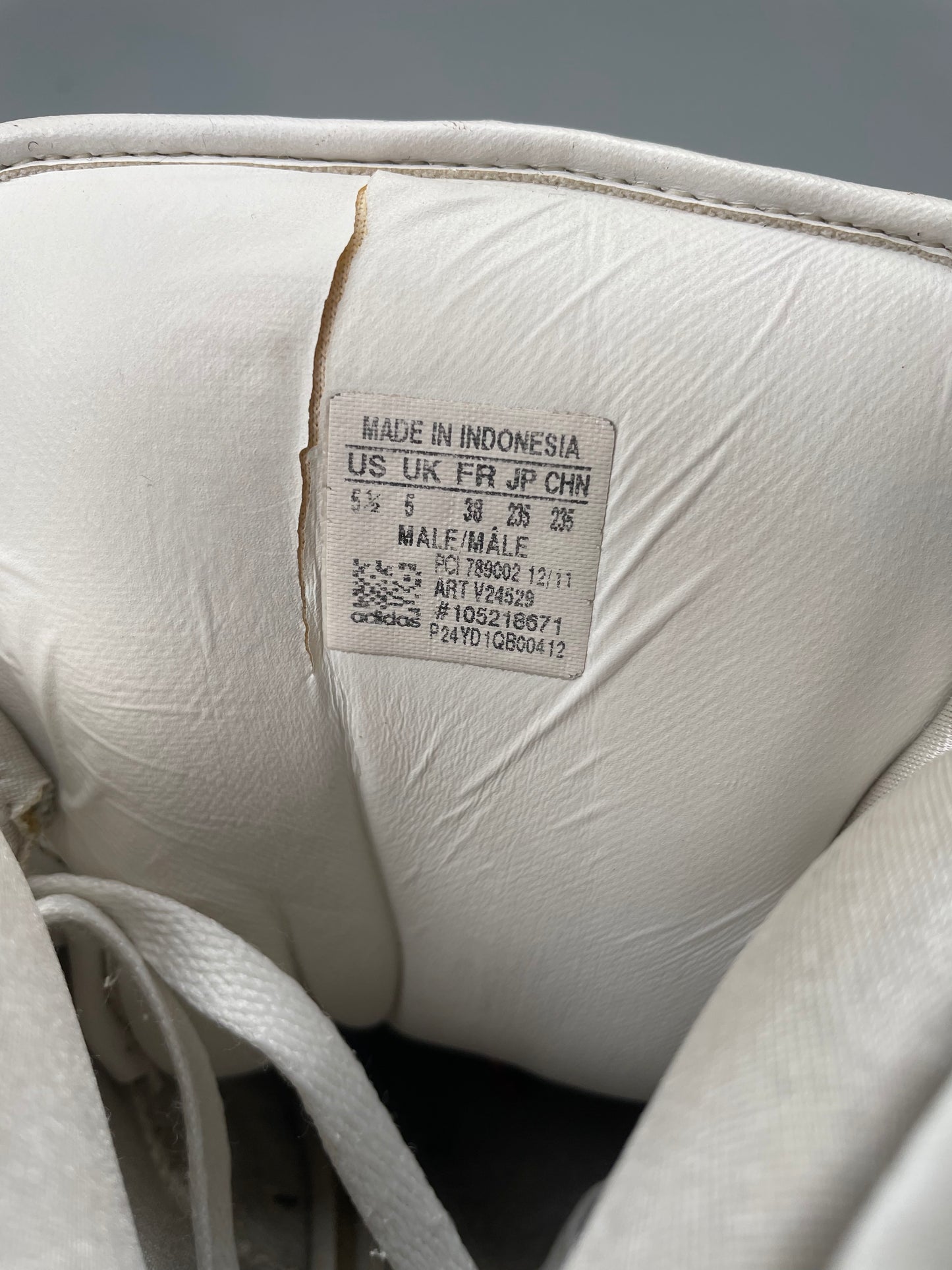 adidas Originals by Jeremy Scott S/S 2012 JS Instinct Hi (white) - size 38