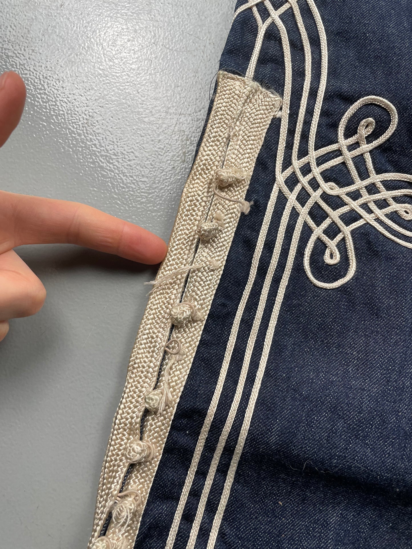 vintage Gaultier Jean's embroidered jeans - size 30