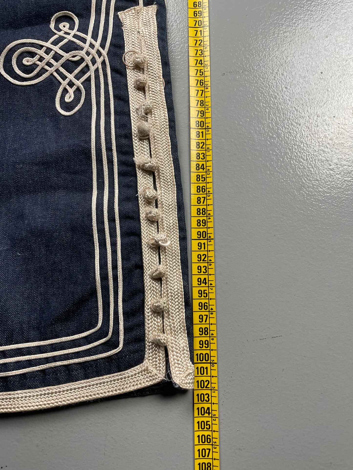 vintage Gaultier Jean's embroidered jeans - size 30