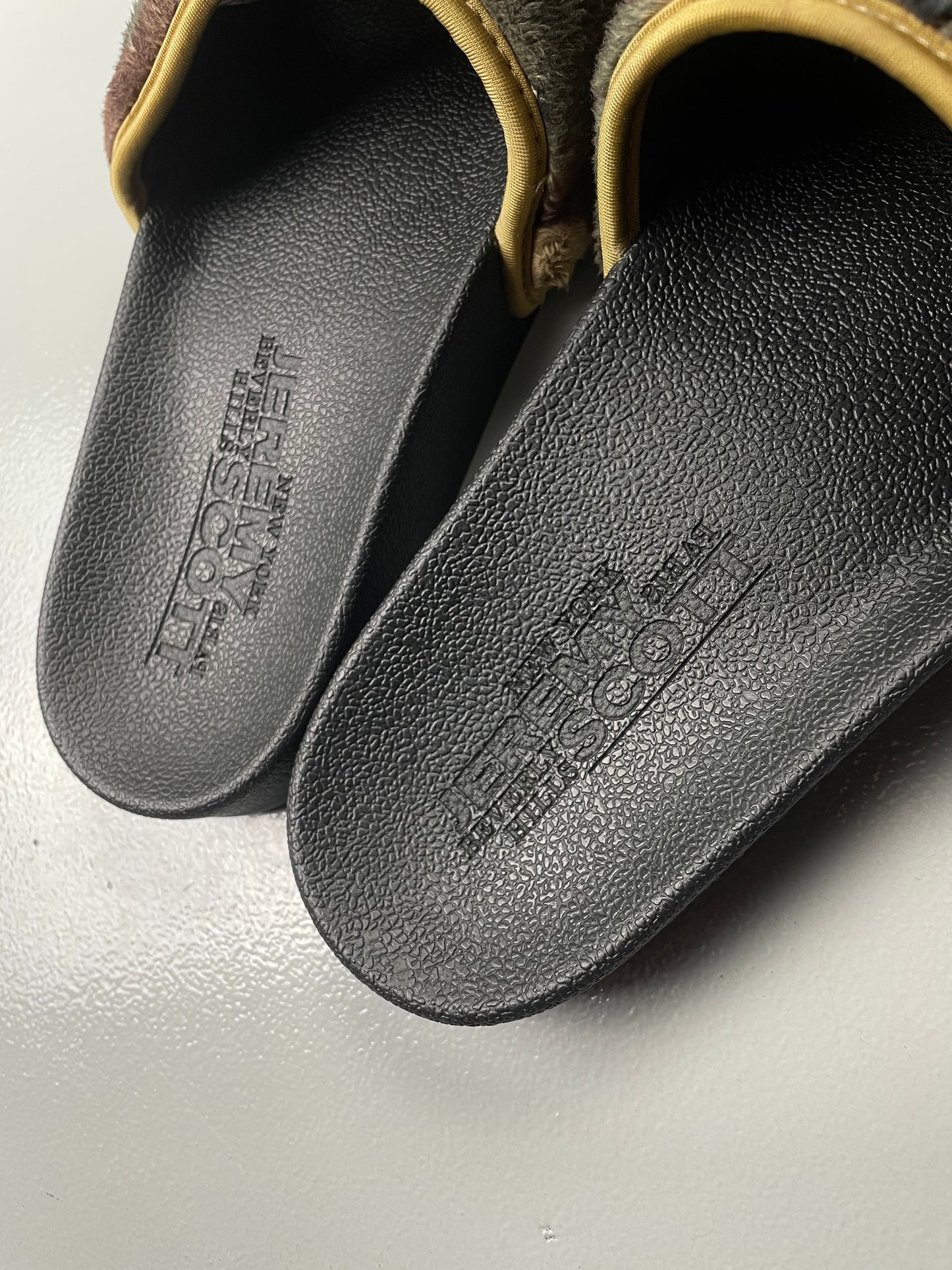 adidas Originals by Jeremy Scott 2021 JS Adilette Teddy - size 44.5