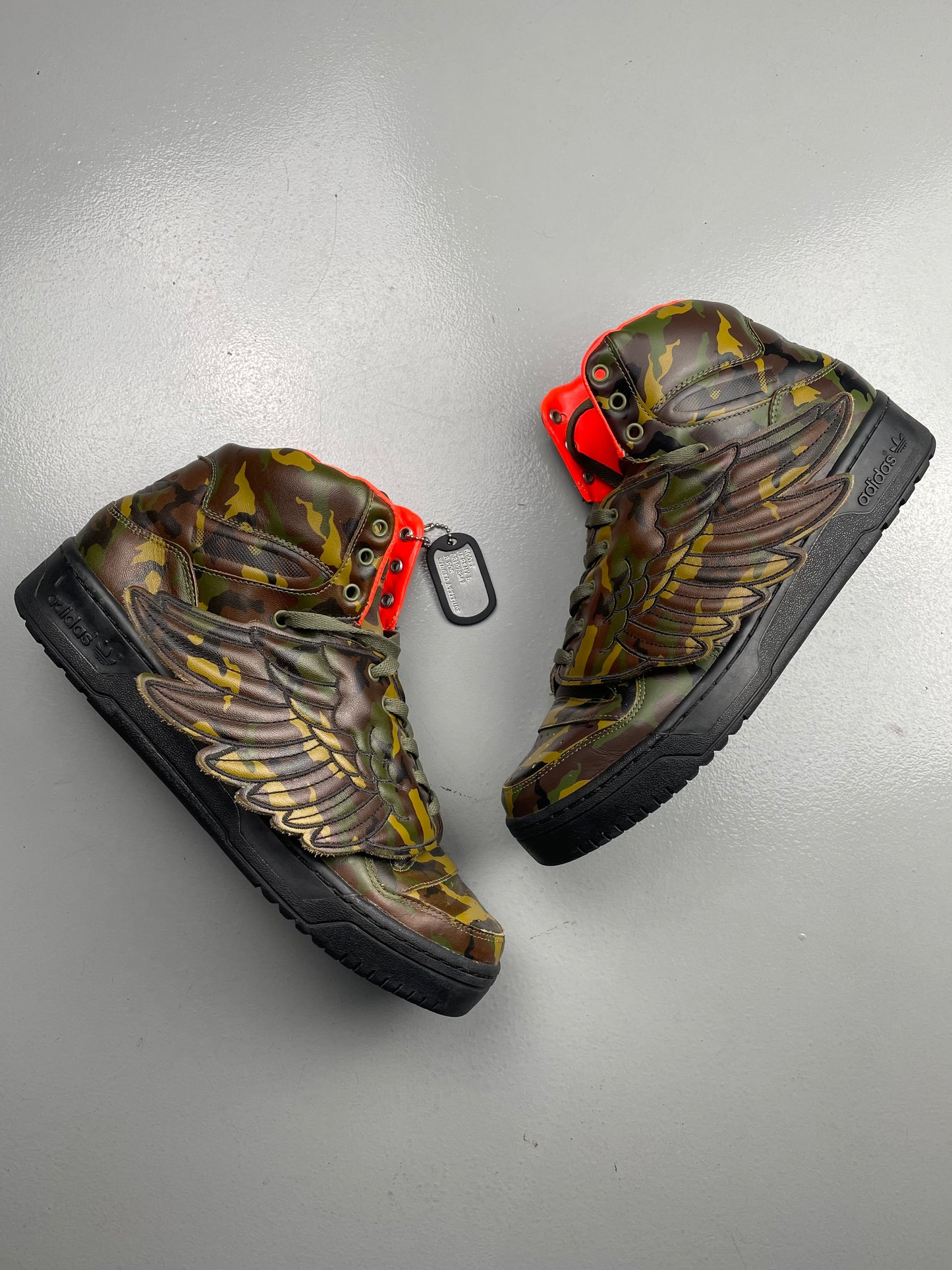 adidas Originals by Jeremy Scott A/W 2011 JS Wings Camo - size 45 1/3
