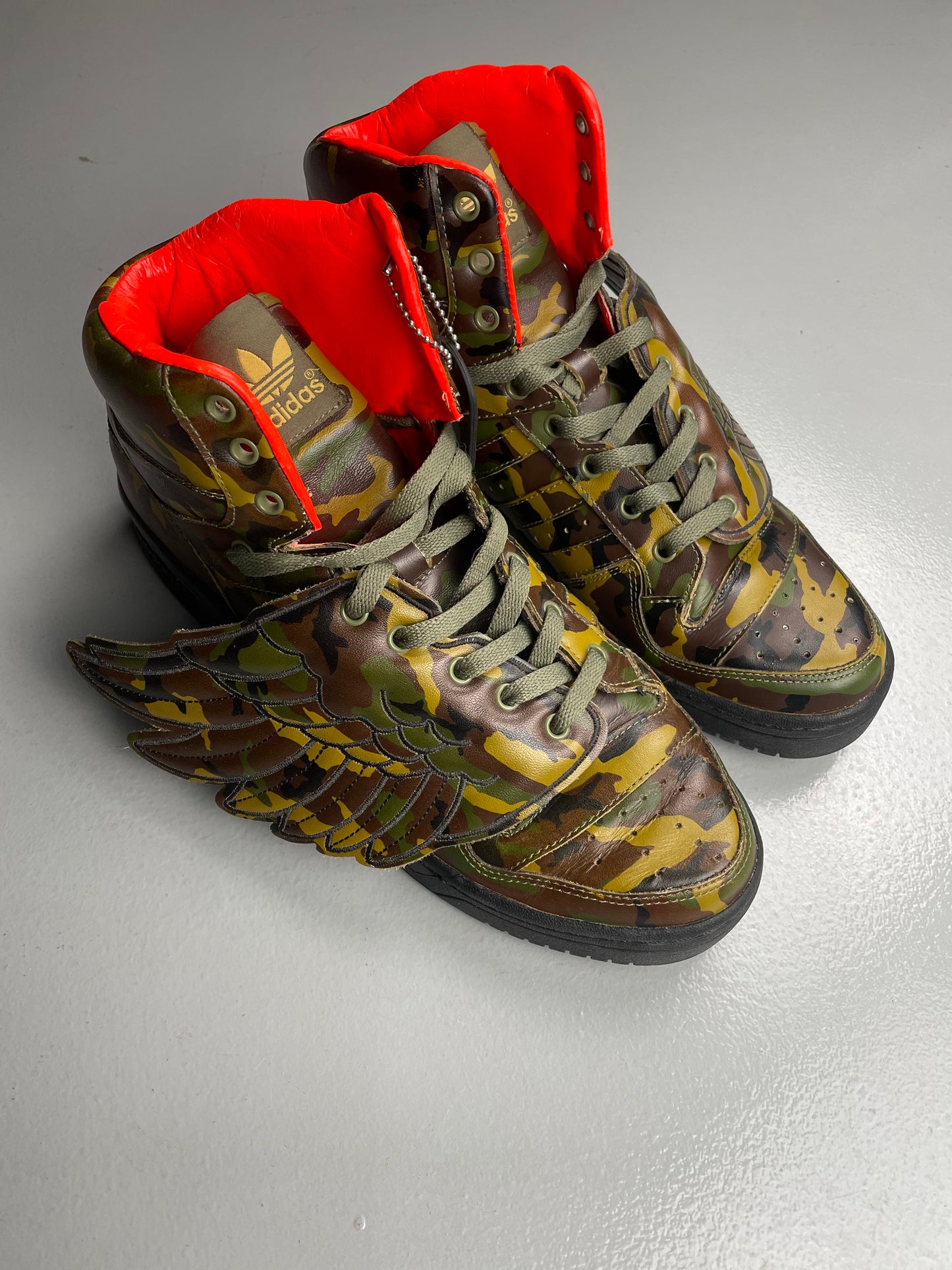adidas Originals by Jeremy Scott A/W 2011 JS Wings Camo - size 45 1/3