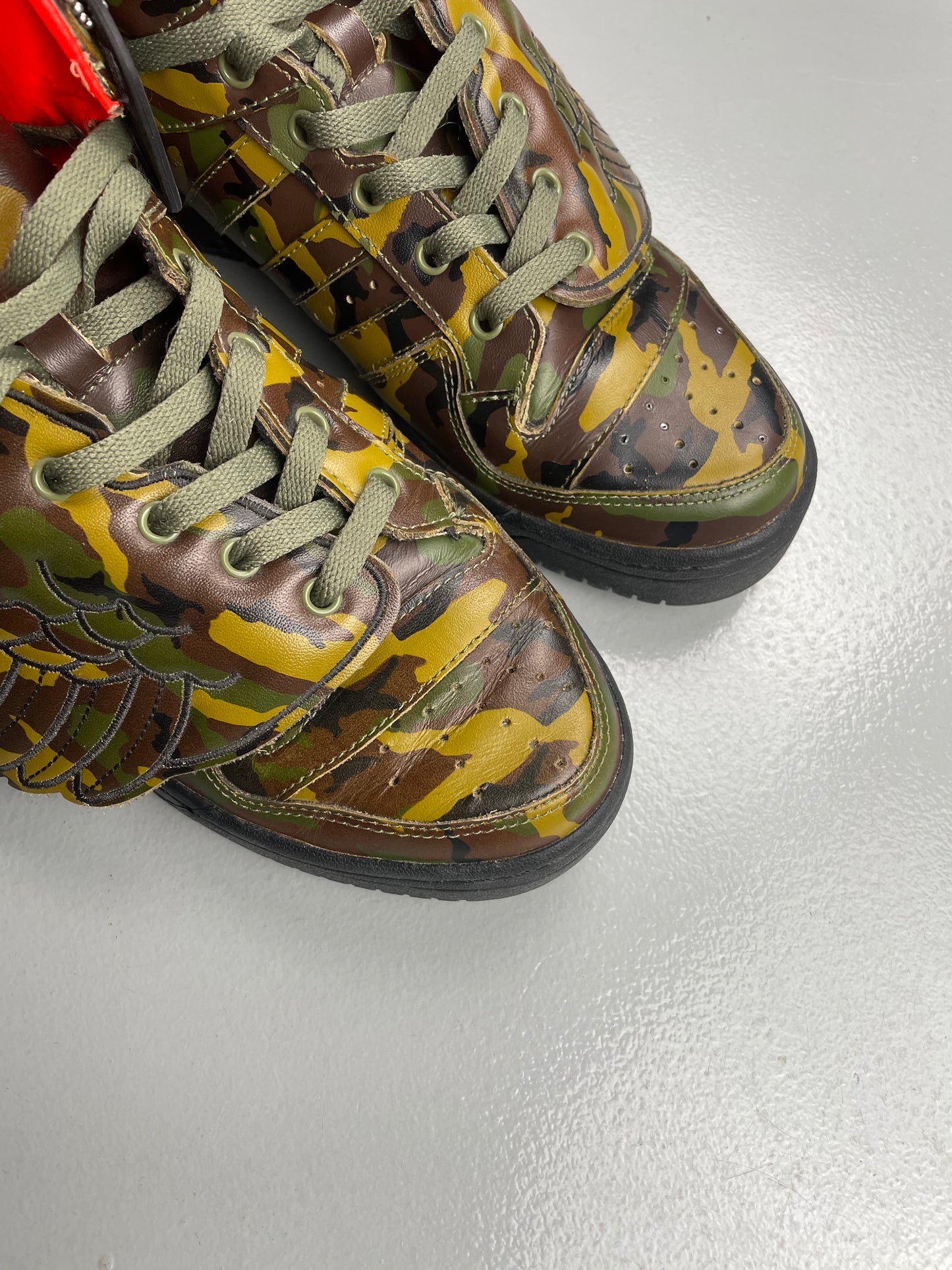 adidas Originals by Jeremy Scott A/W 2011 JS Wings Camo - size 45 1/3