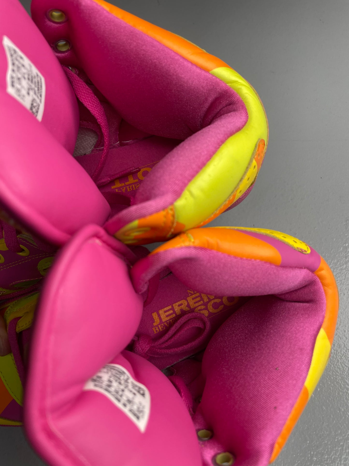 adidas Originals by Jeremy Scott A/W 2013 JS Instinct Hi Neon Camo - size 40 2/3