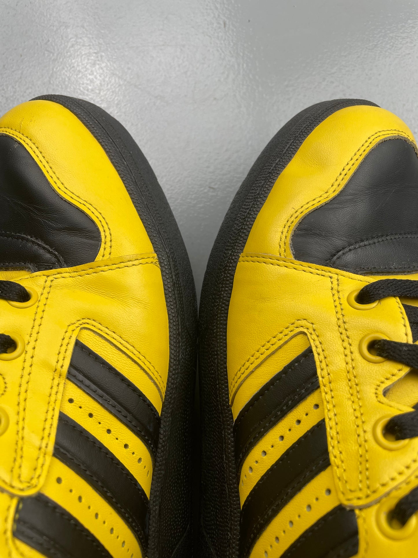 adidas Originals by Jeremy Scott S/S 2012 JS Instinct Hi (black/yellow) - size 45 1/3