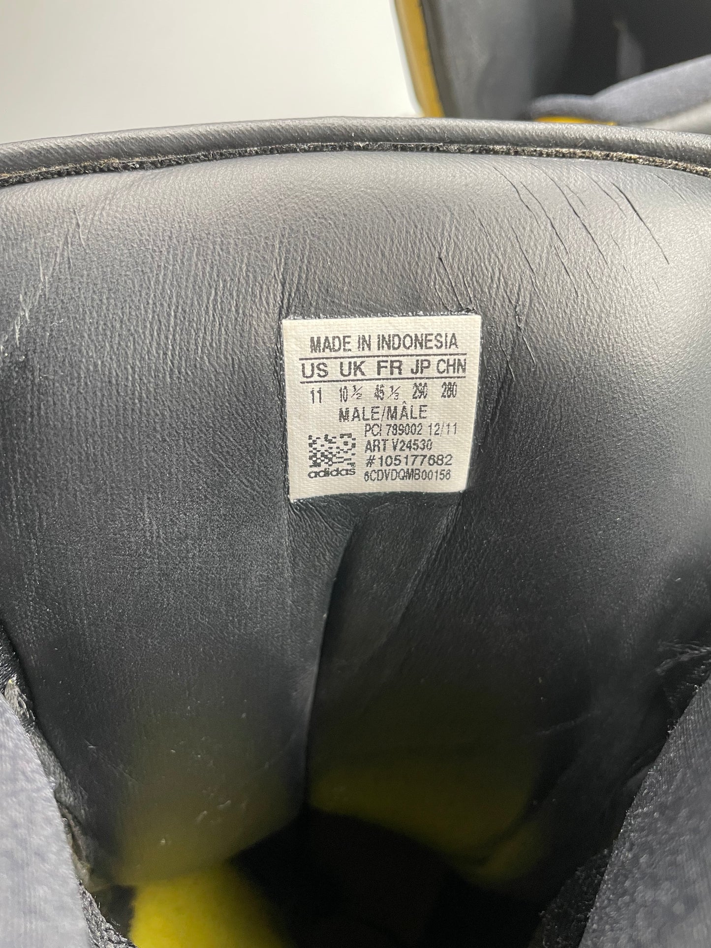 adidas Originals by Jeremy Scott S/S 2012 JS Instinct Hi (black/yellow) - size 45 1/3