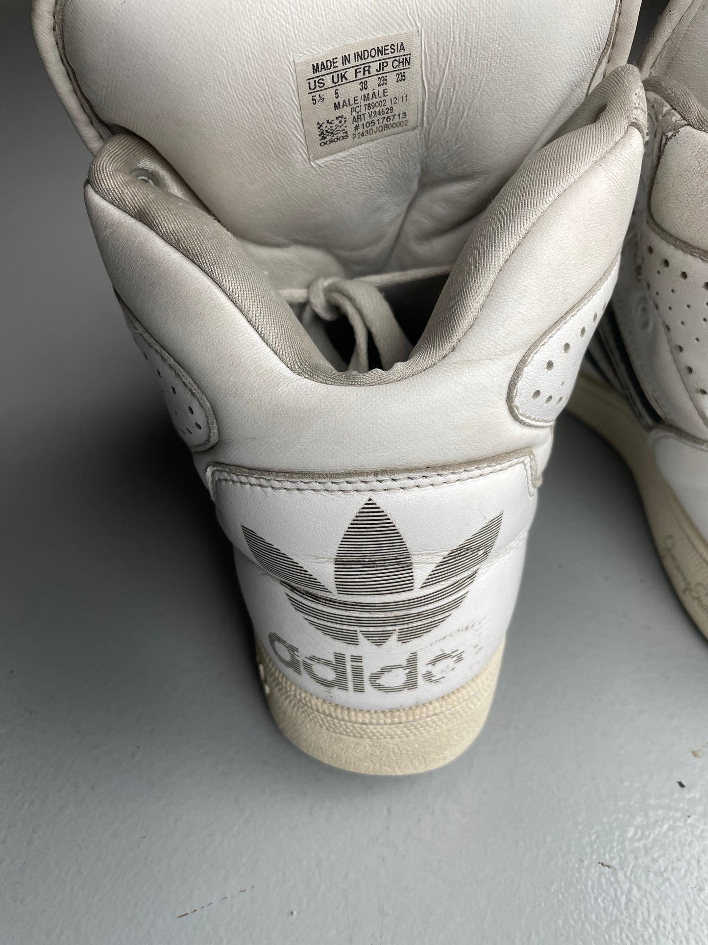 adidas Originals by Jeremy Scott S/S 2012 JS Instinct Hi (white) - size 38