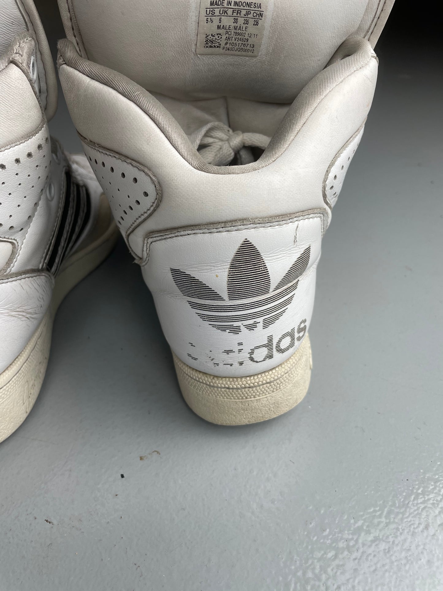 adidas Originals by Jeremy Scott S/S 2012 JS Instinct Hi (white) - size 38