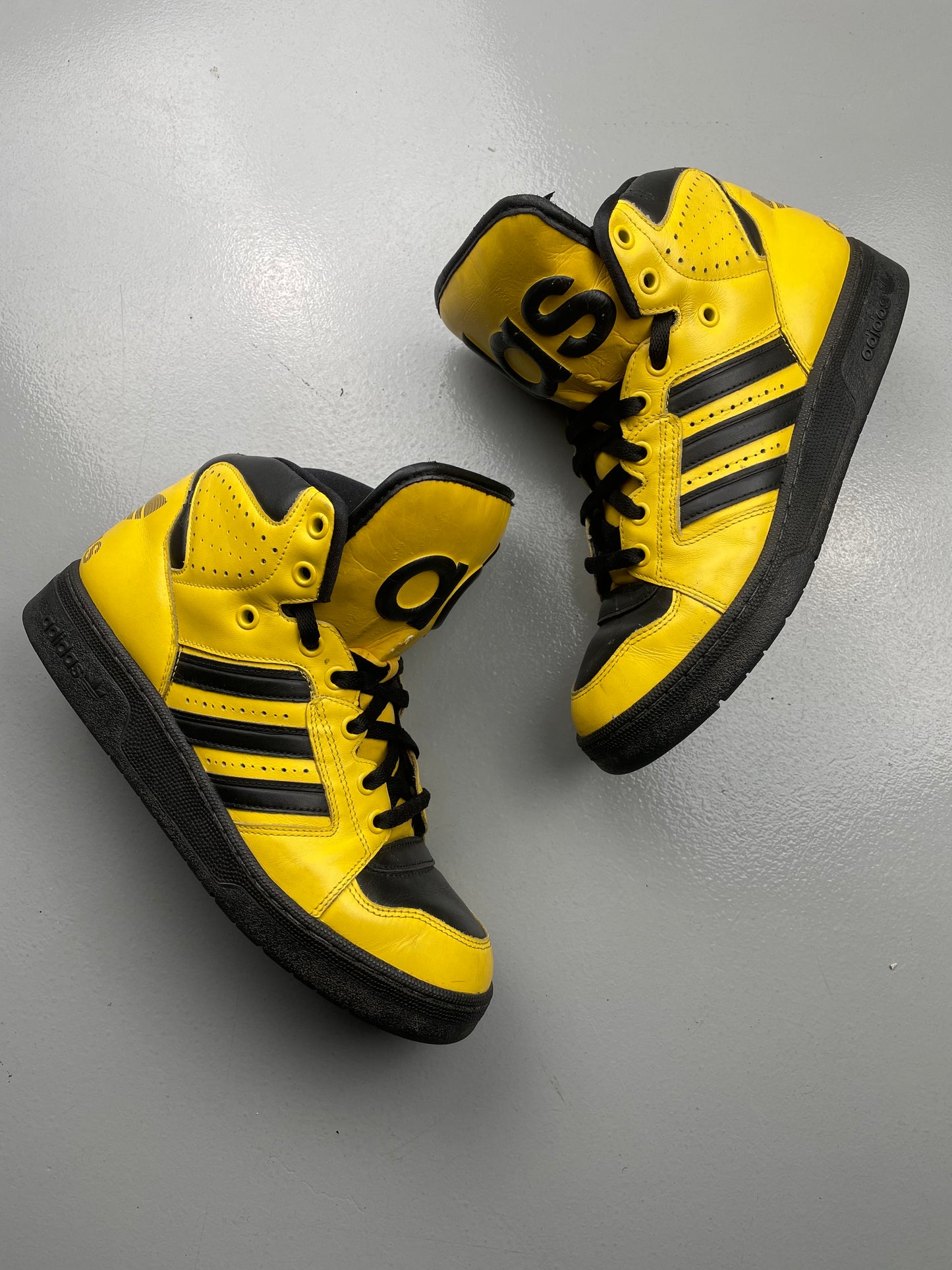 adidas Originals by Jeremy Scott S/S 2012 JS Instinct Hi (black/yellow) - size 42
