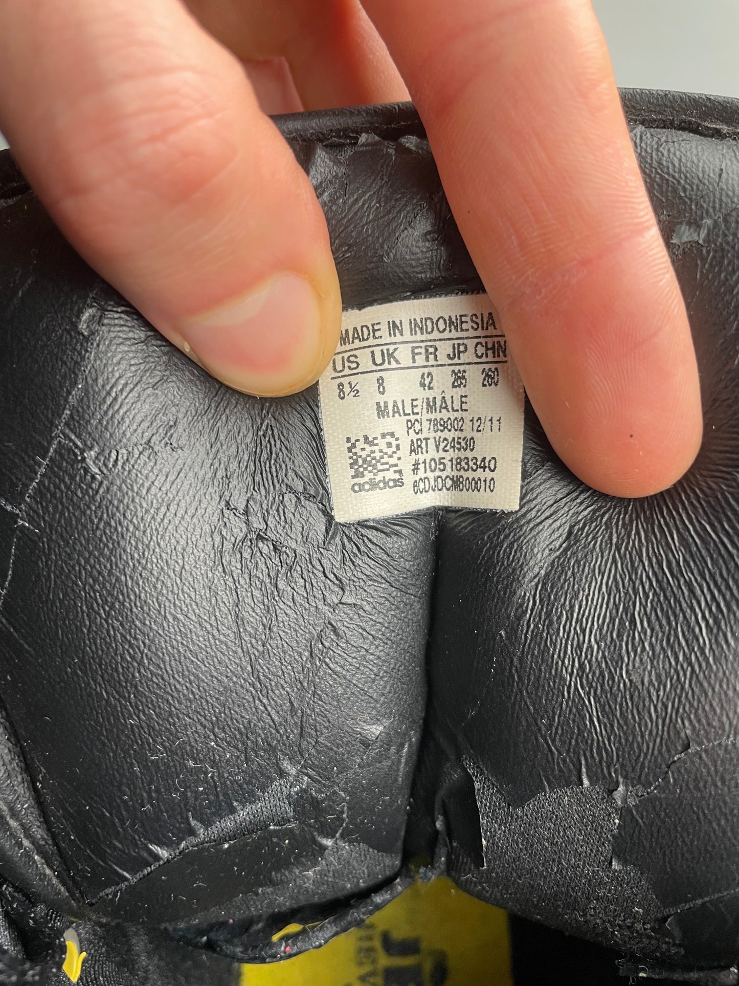 adidas Originals by Jeremy Scott S/S 2012 JS Instinct Hi (black/yellow) - size 42