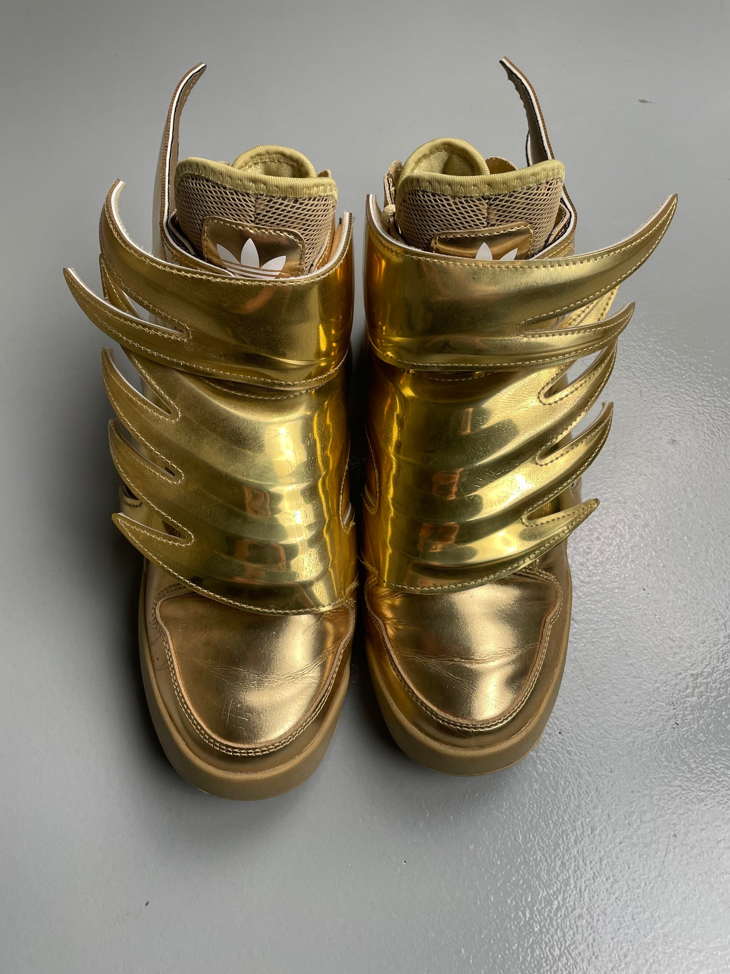 adidas Originals by Jeremy Scott S/S 2015 JS Wings 3.0 (Gold) - size 40