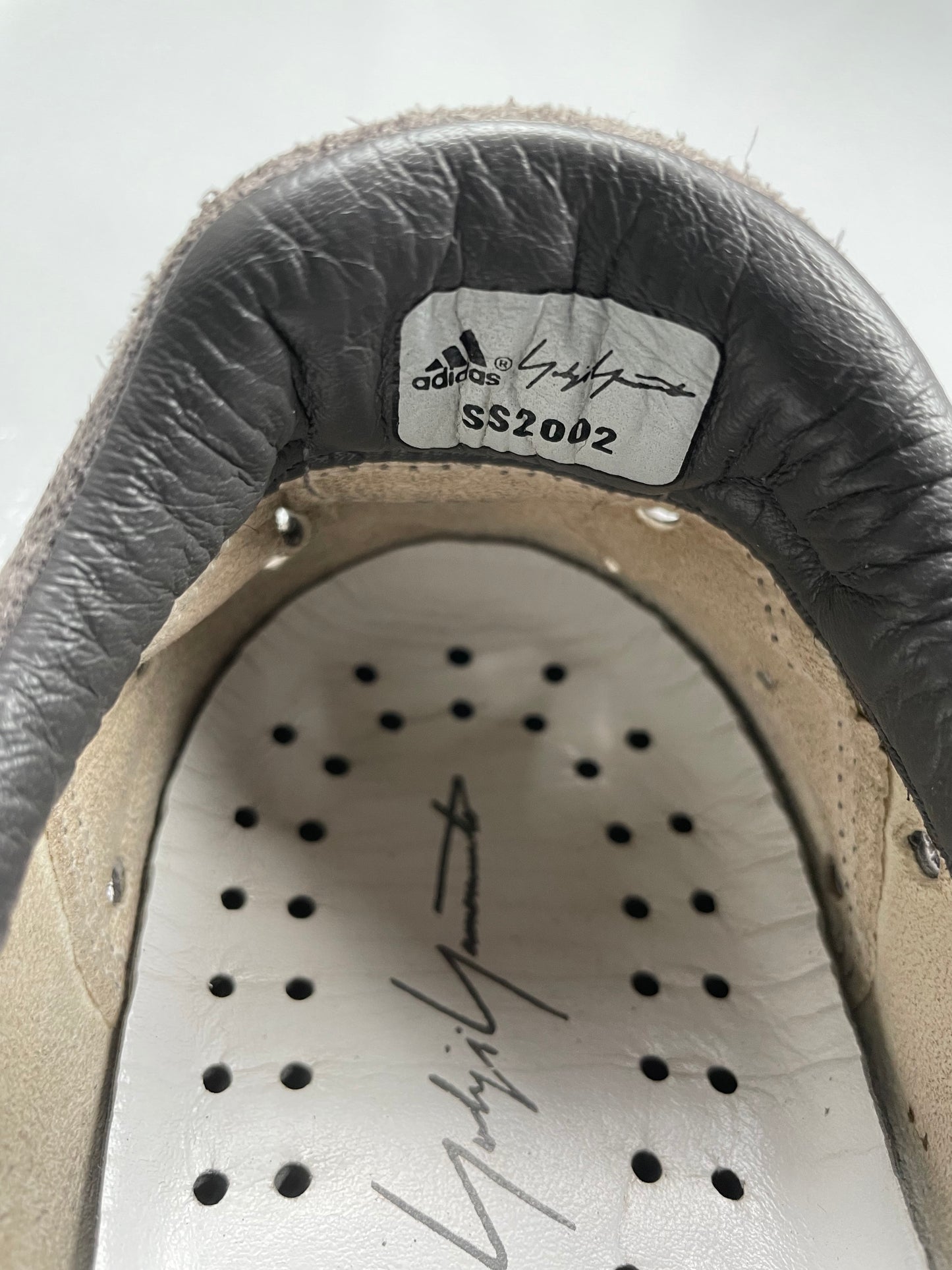 adidas X Yohji Yamamoto S/S 2002 Mei YY Nubuck - (Iron/Aluminium/Black) - size 44 2/3